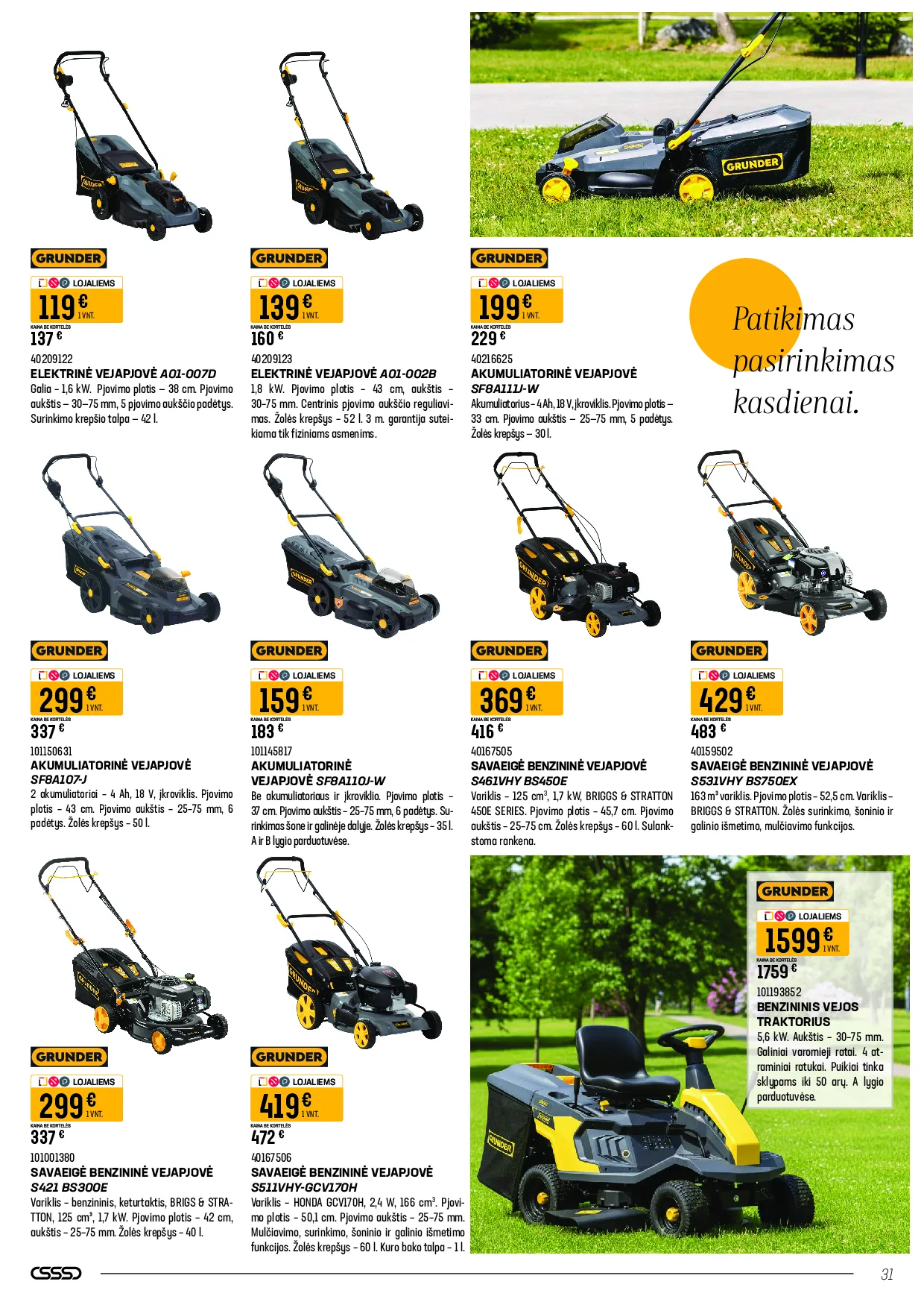 Senukai Namini Garden – 31 psl.