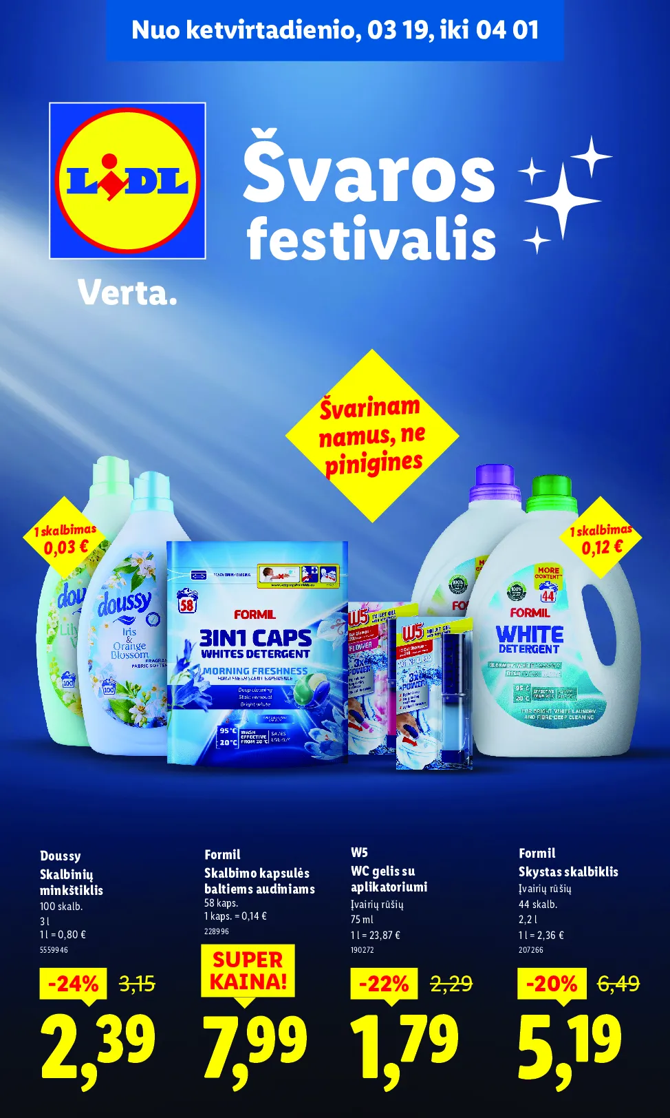Lidl švaros festivalis – 1 psl.