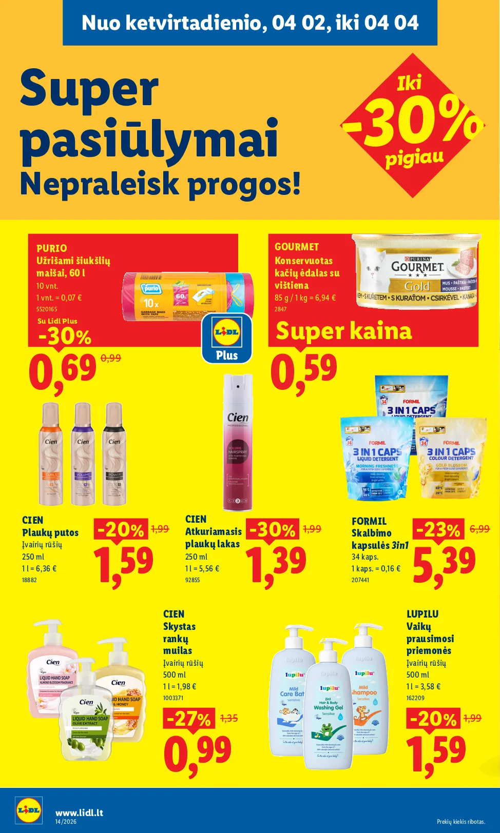 Lidl naujas leidinys – 30 psl.