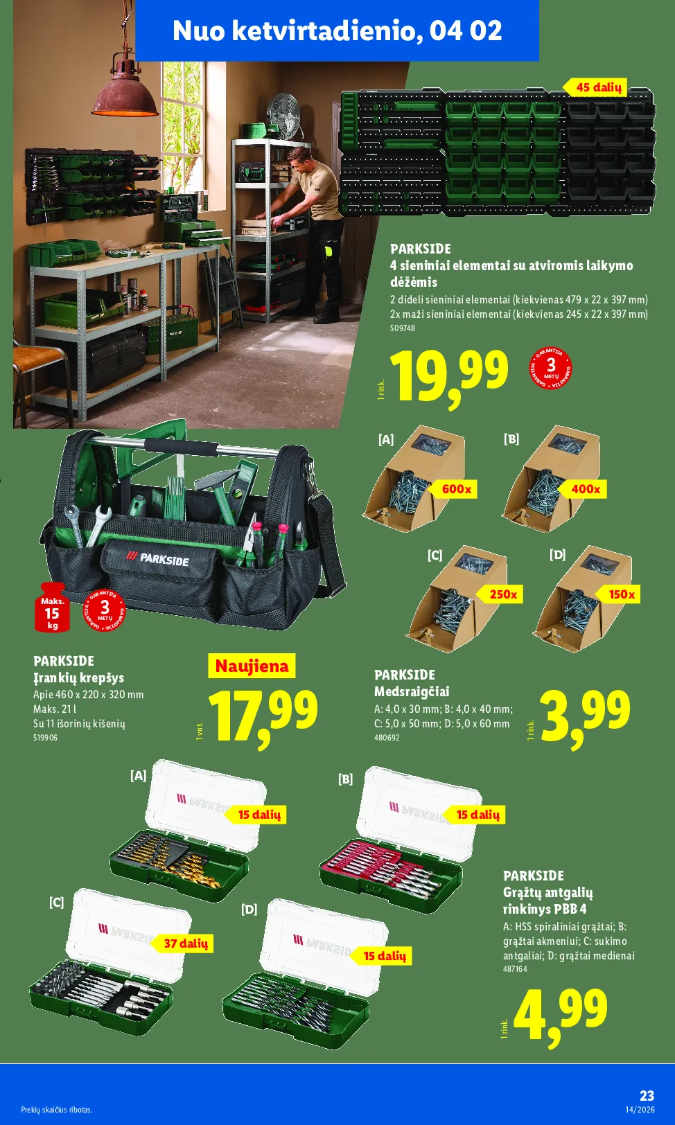 Lidl ne maisto naujas leidinys – 23 psl.