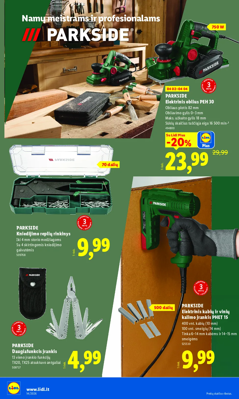 Lidl ne maisto naujas leidinys – 24 psl.