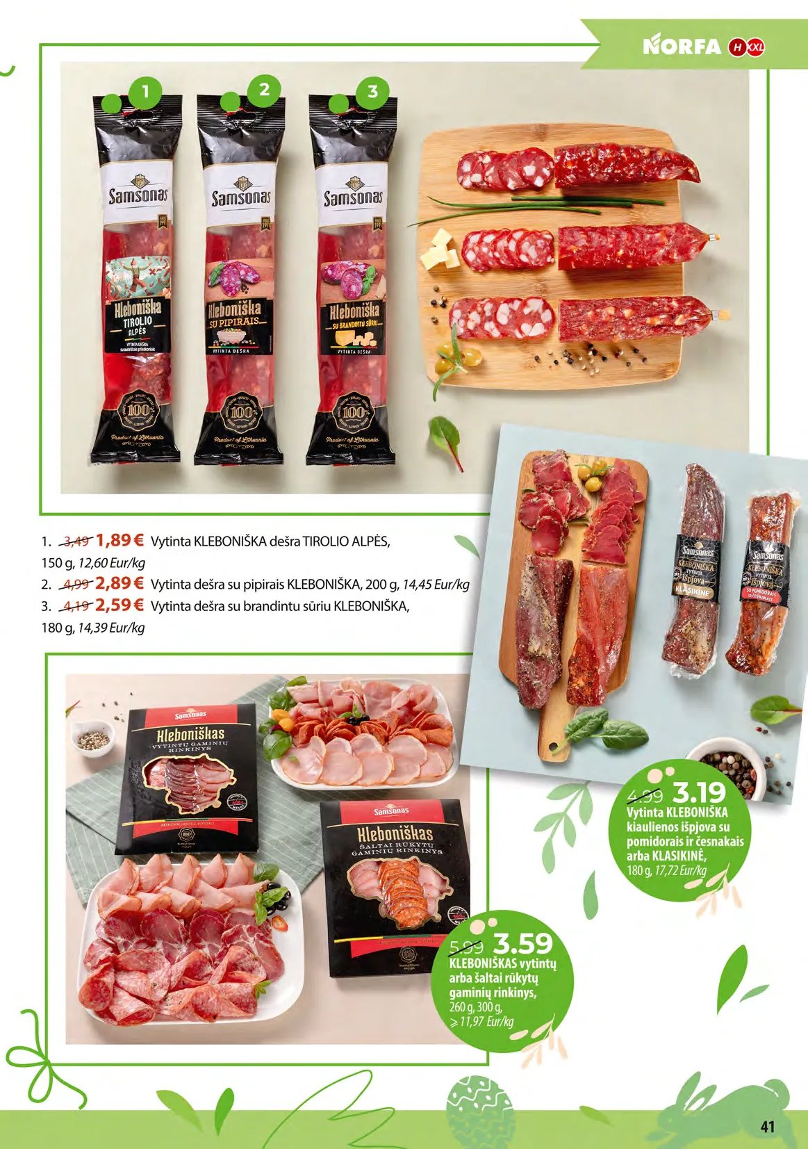 Norfa pavasaris švenčia – 41 psl.