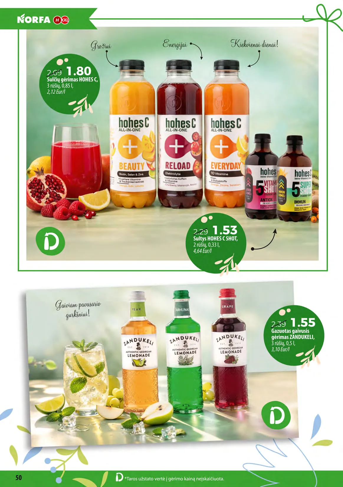 Norfa pavasaris švenčia – 50 psl.