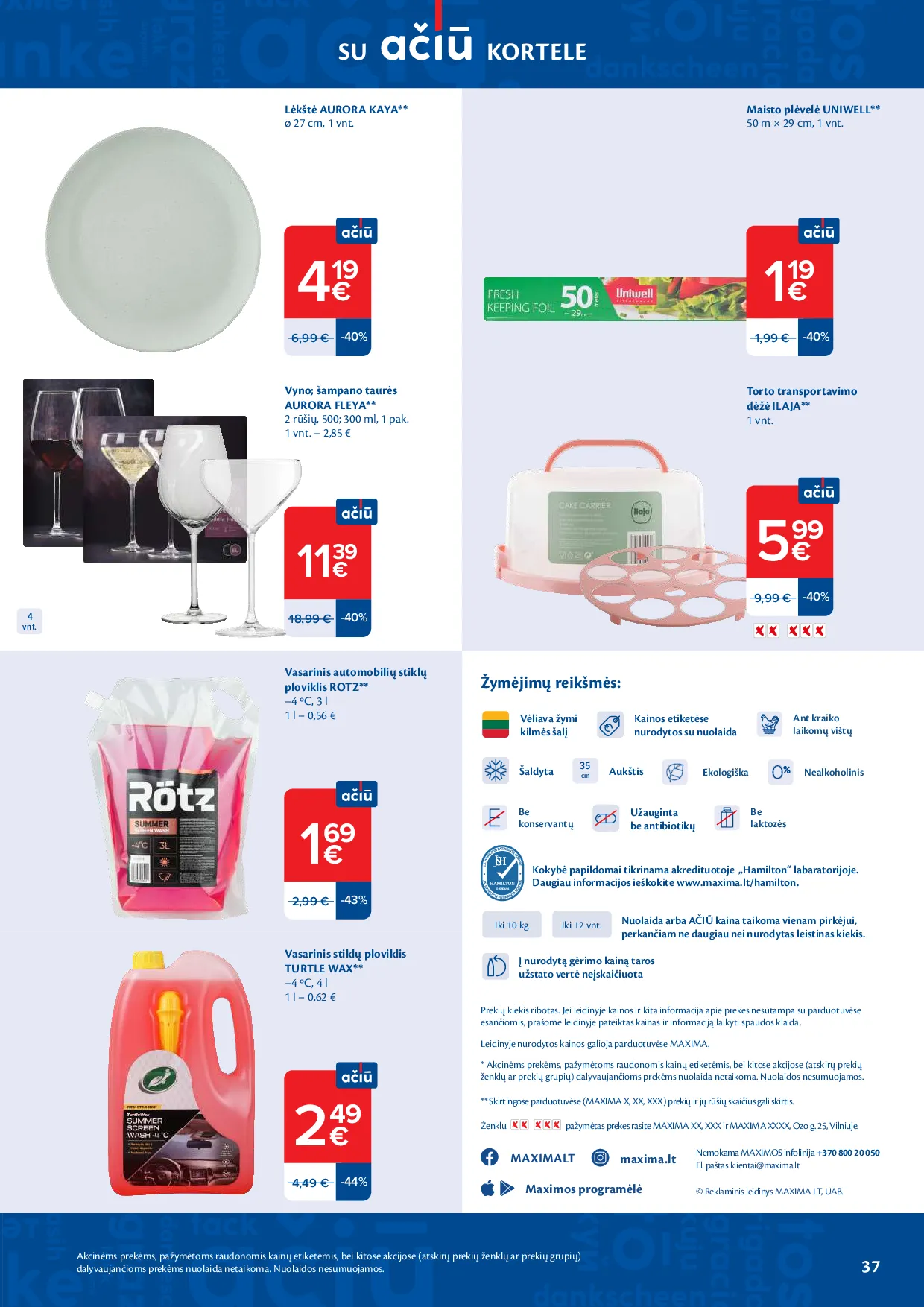 Maxima akcijos šią savaitę. Galioja nuo 2026-03-31 iki 2026-04-06 – 37 psl.