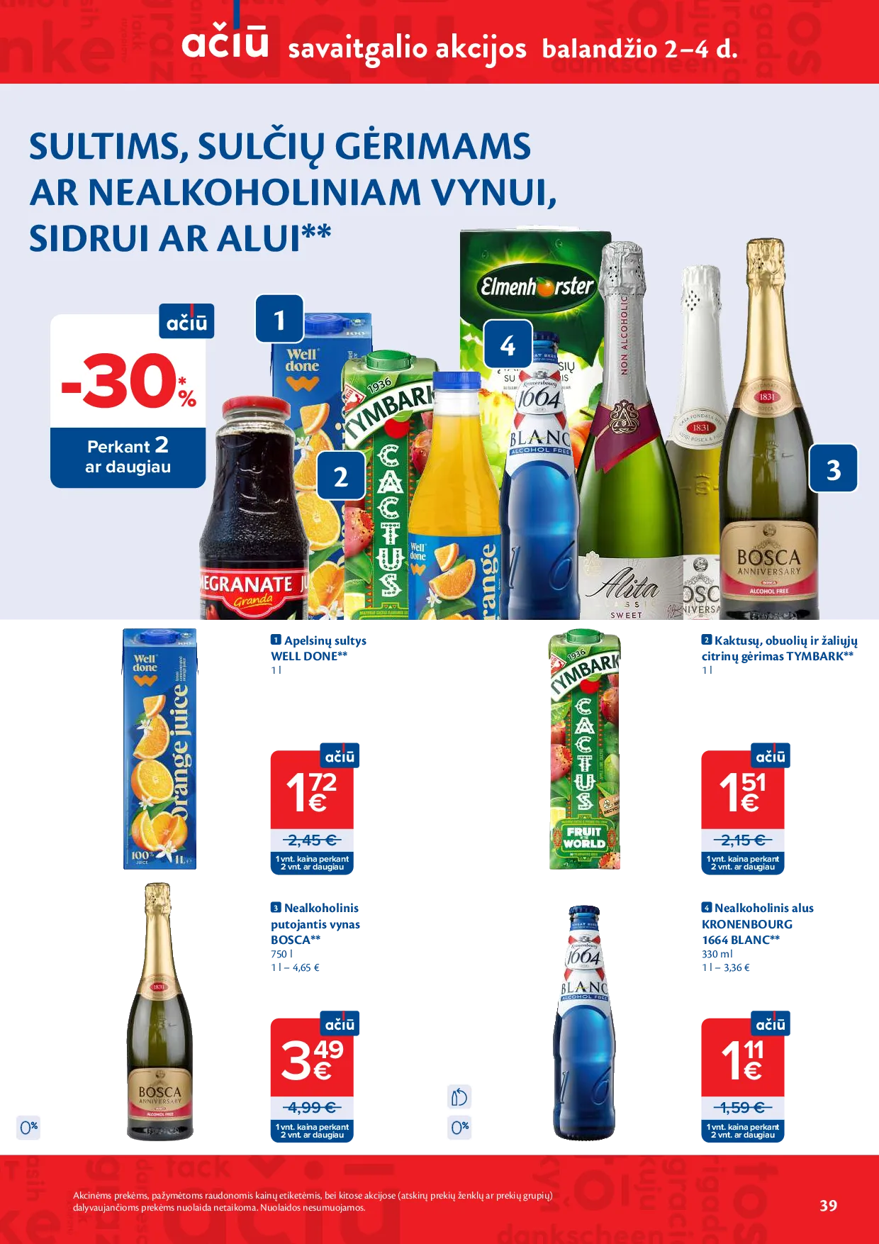 Maxima akcijos šią savaitę. Galioja nuo 2026-03-31 iki 2026-04-06 – 39 psl.