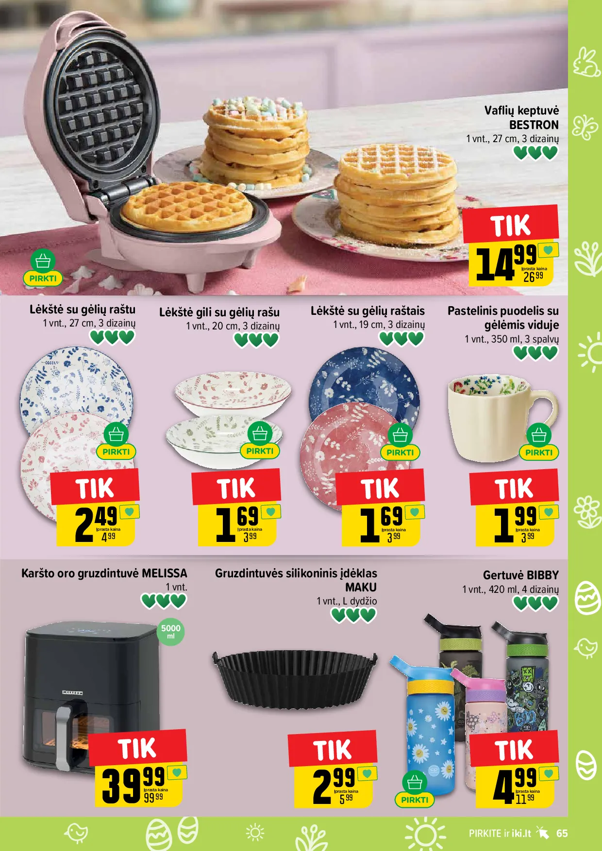 Iki akcijos šią savaitę. Galioja nuo 2026-03-30 iki 2026-04-04 – 65 psl.