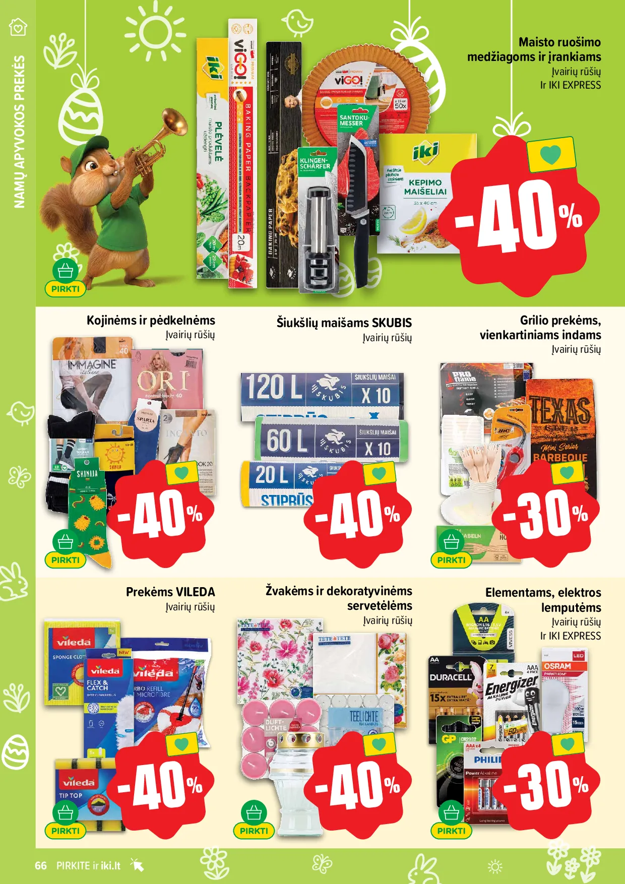 Iki akcijos šią savaitę. Galioja nuo 2026-03-30 iki 2026-04-04 – 66 psl.