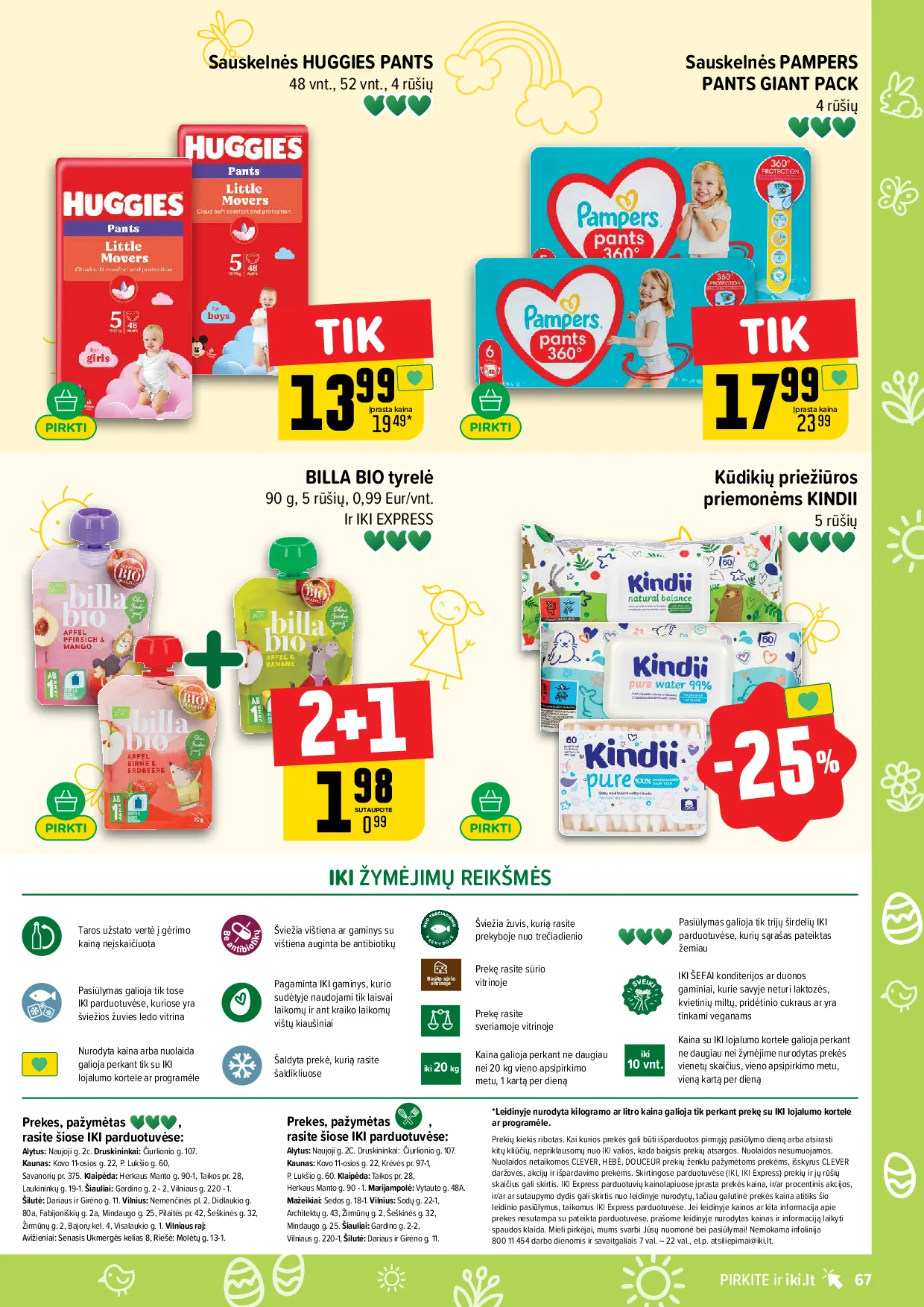Iki akcijos šią savaitę. Galioja nuo 2026-03-30 iki 2026-04-04 – 67 psl.