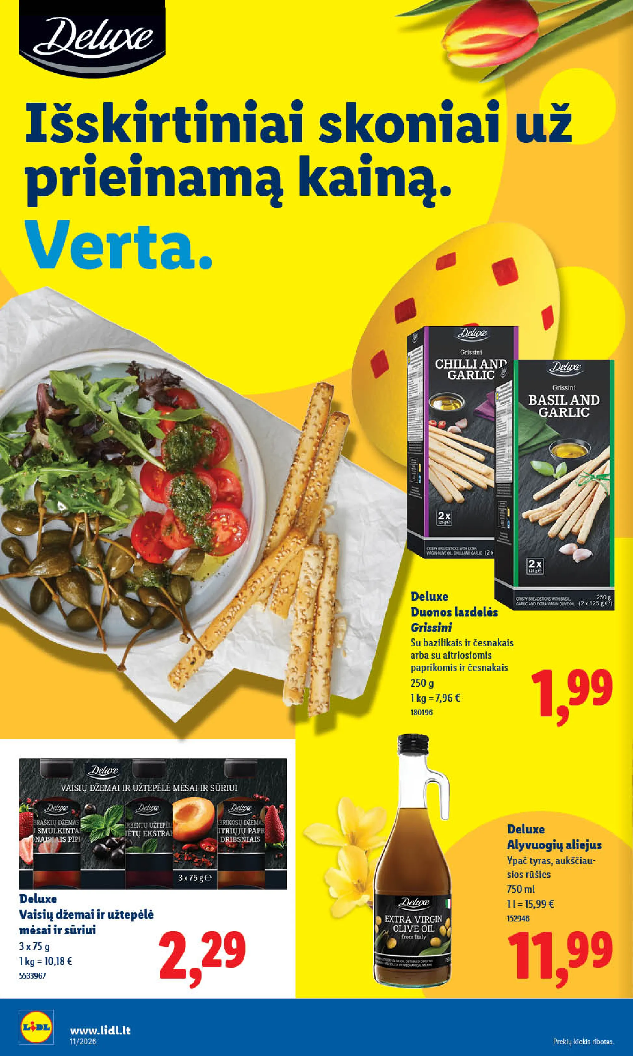 Lidl maisto prekių leidinys – 14 psl.