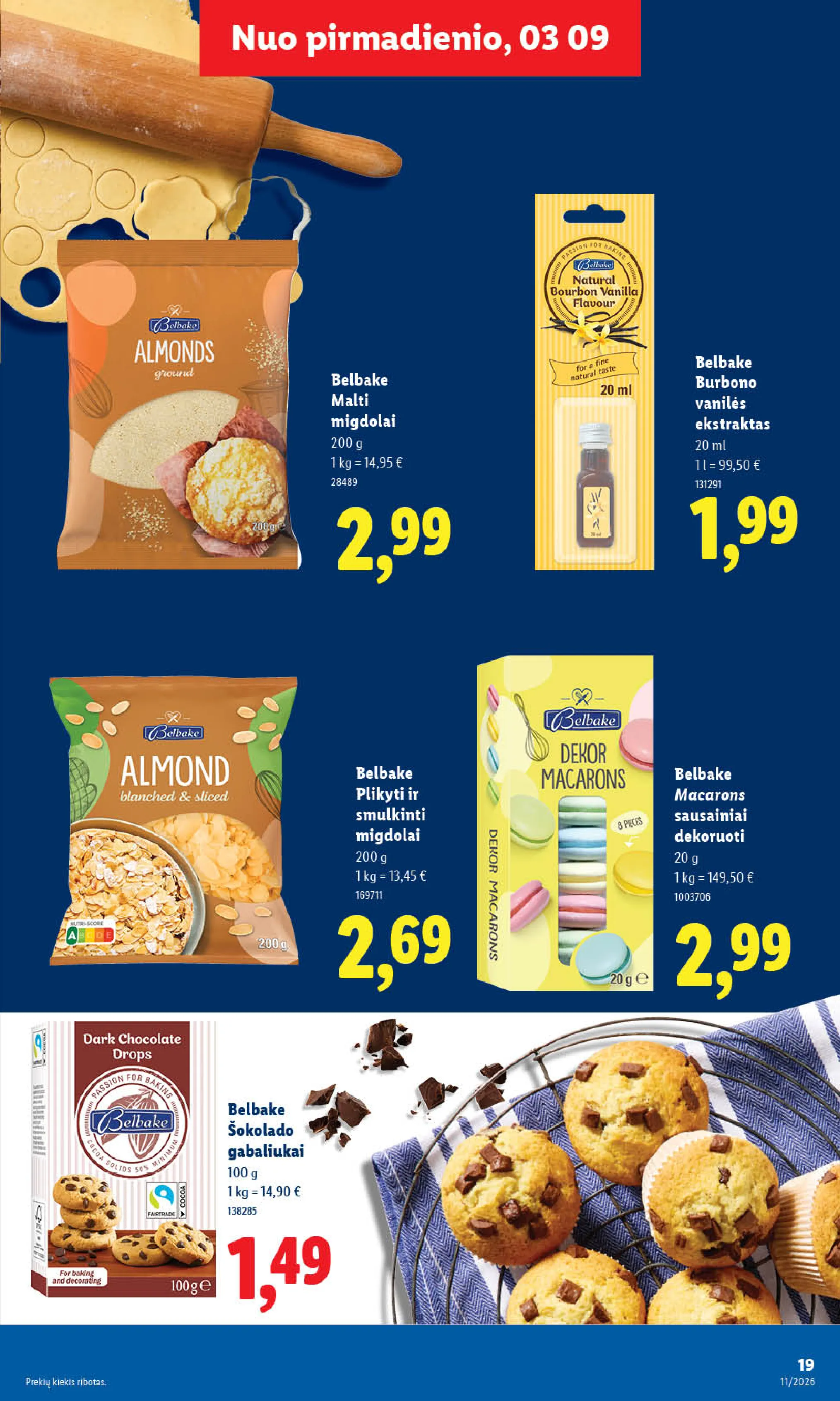 Lidl maisto prekių leidinys – 19 psl.