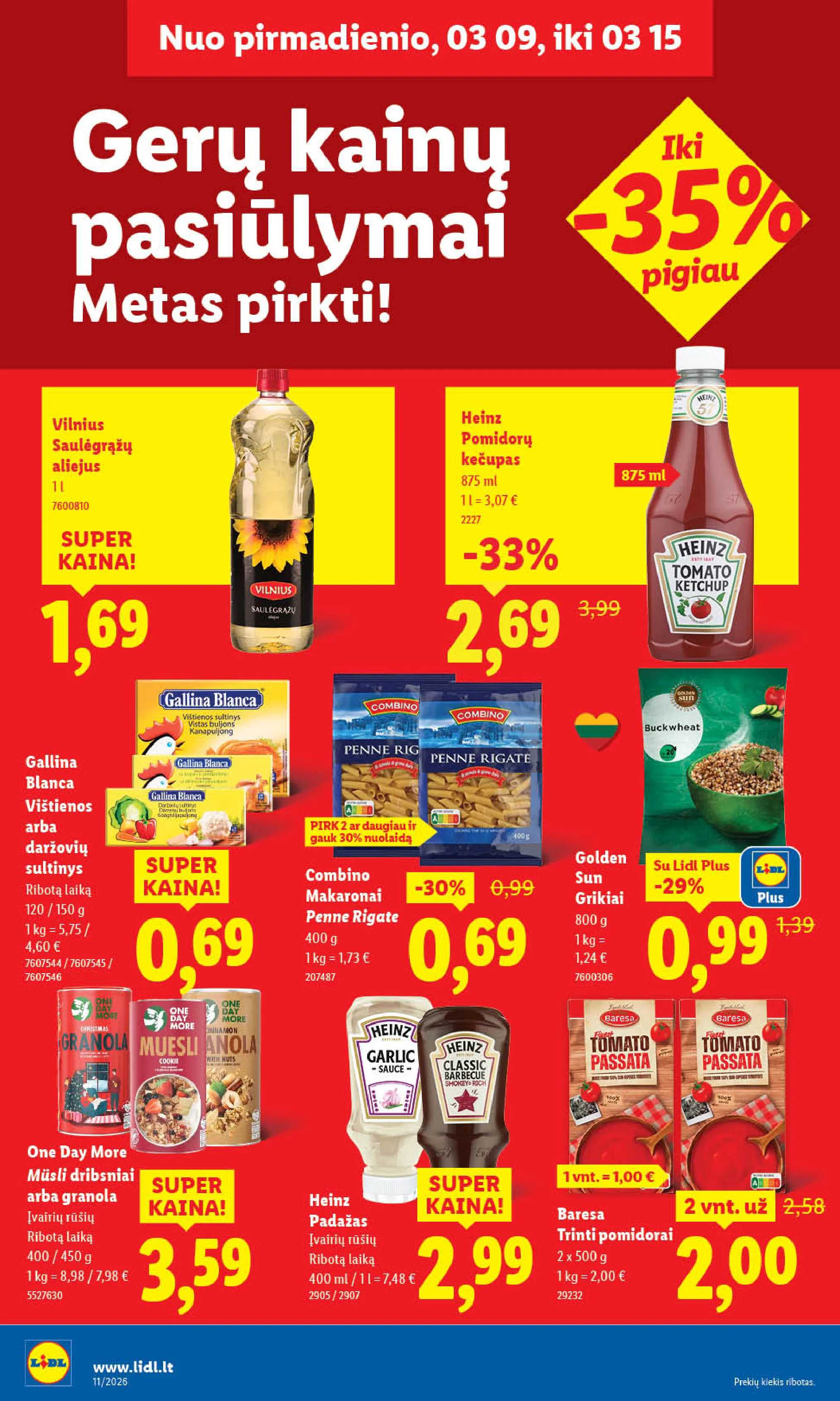Lidl maisto prekių leidinys – 22 psl.