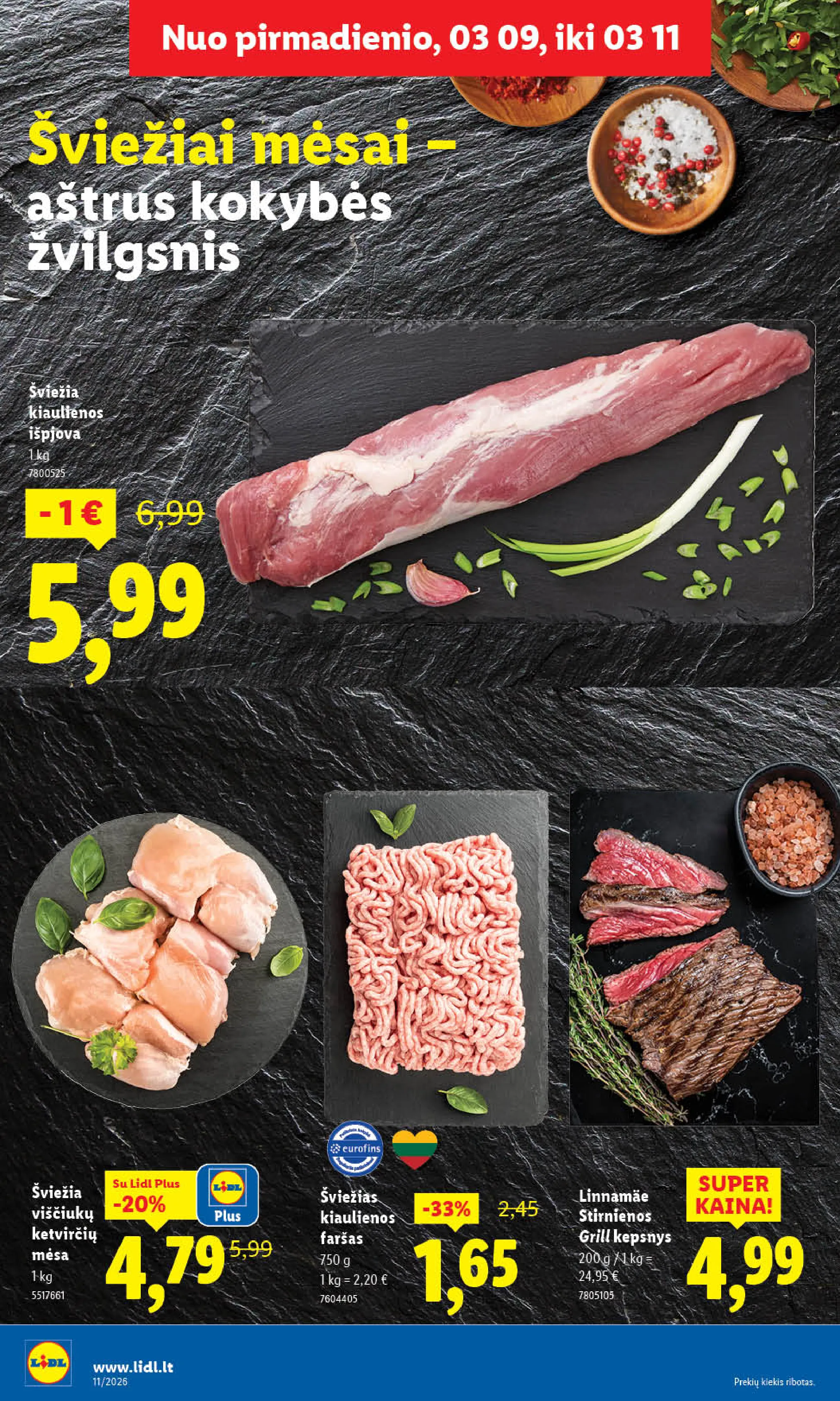 Lidl maisto prekių leidinys – 8 psl.