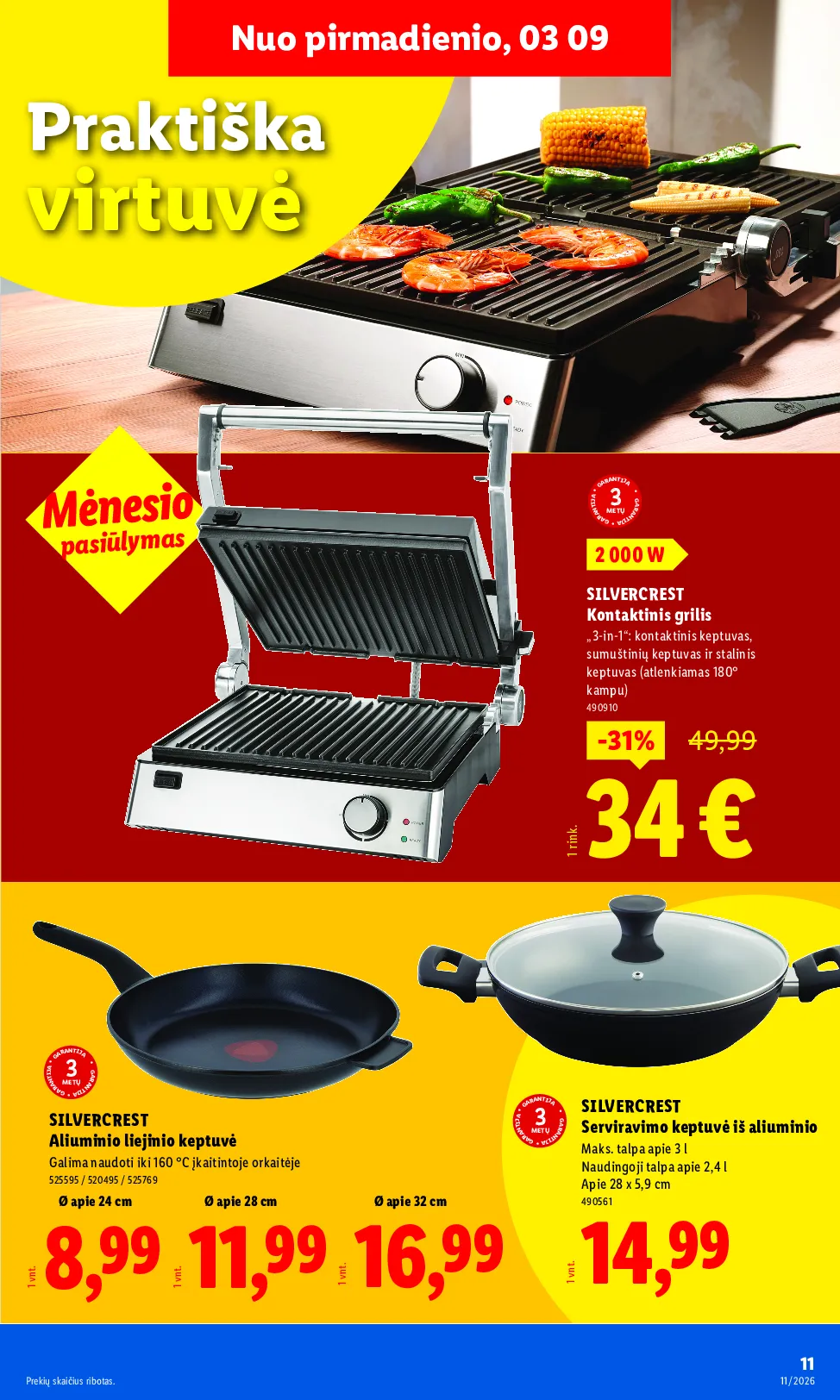 Lidl ne maisto prekių leidinys – 11 psl.
