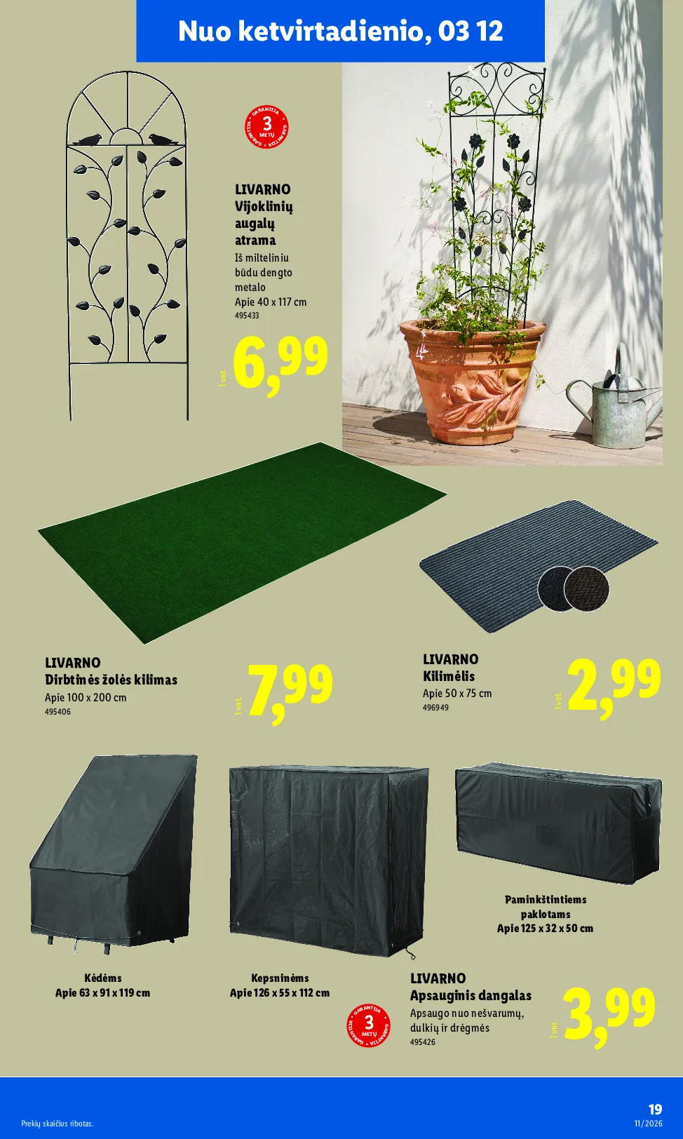 Lidl ne maisto prekių leidinys – 19 psl.