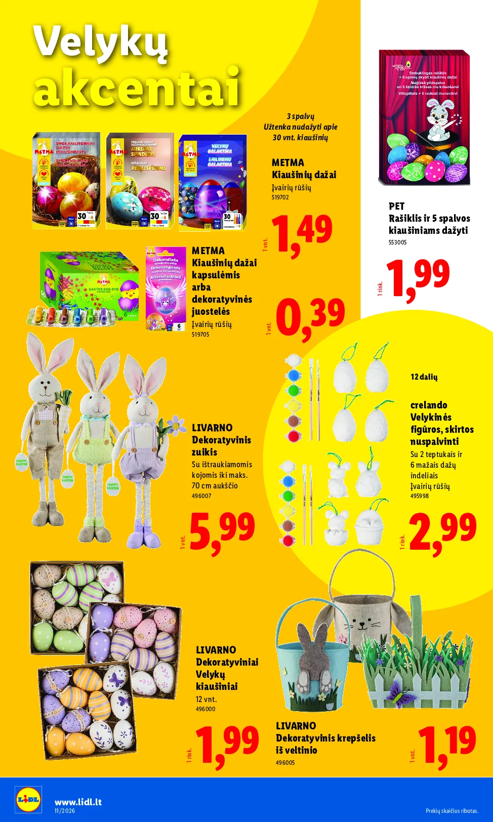 Lidl ne maisto prekių leidinys – 26 psl.
