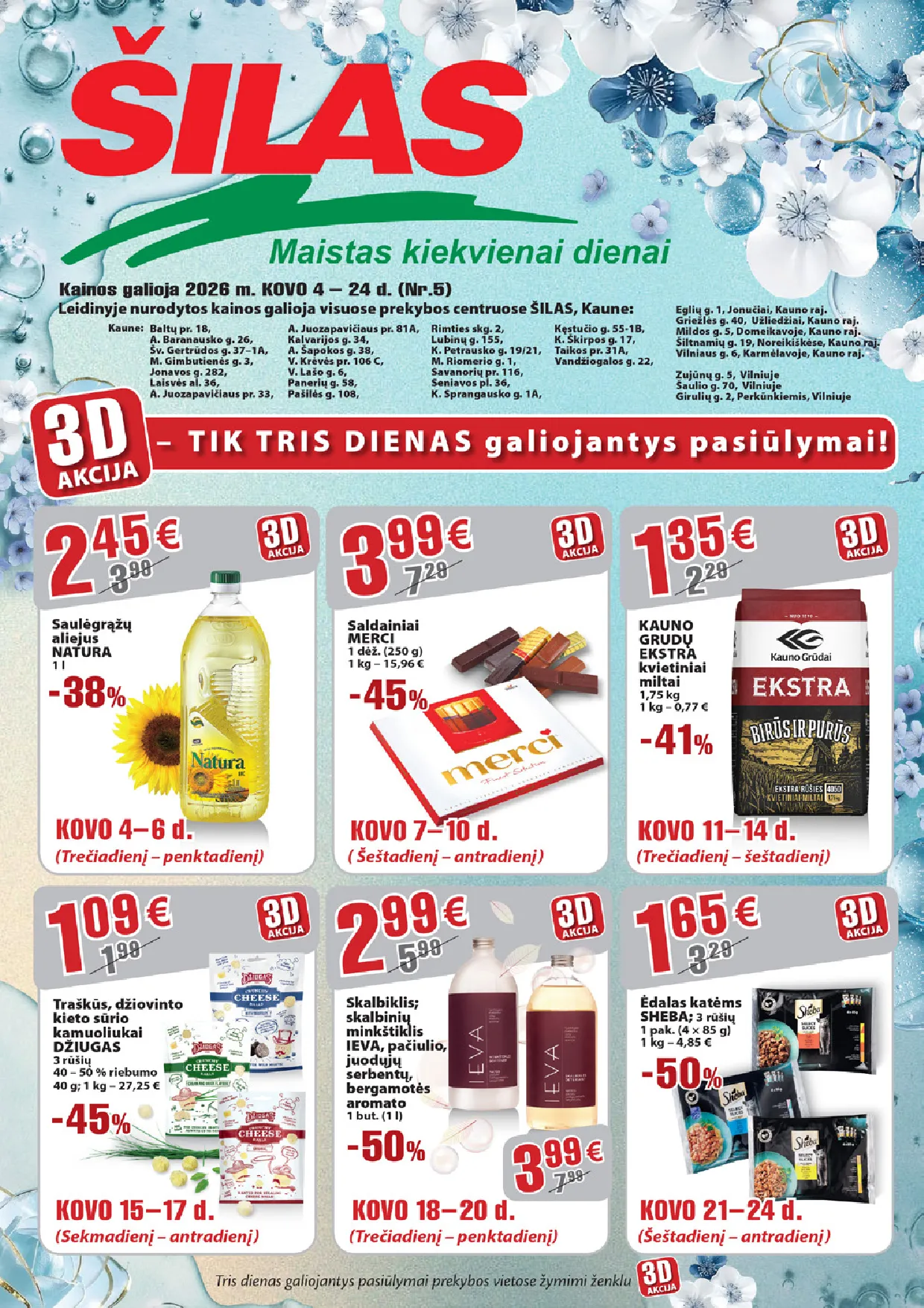 Šilas leidinys – 1 psl.