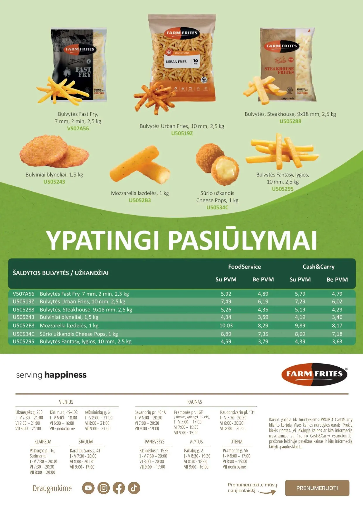 PROMO Cash&Carry maisto akcijų leidinys – 12 psl.