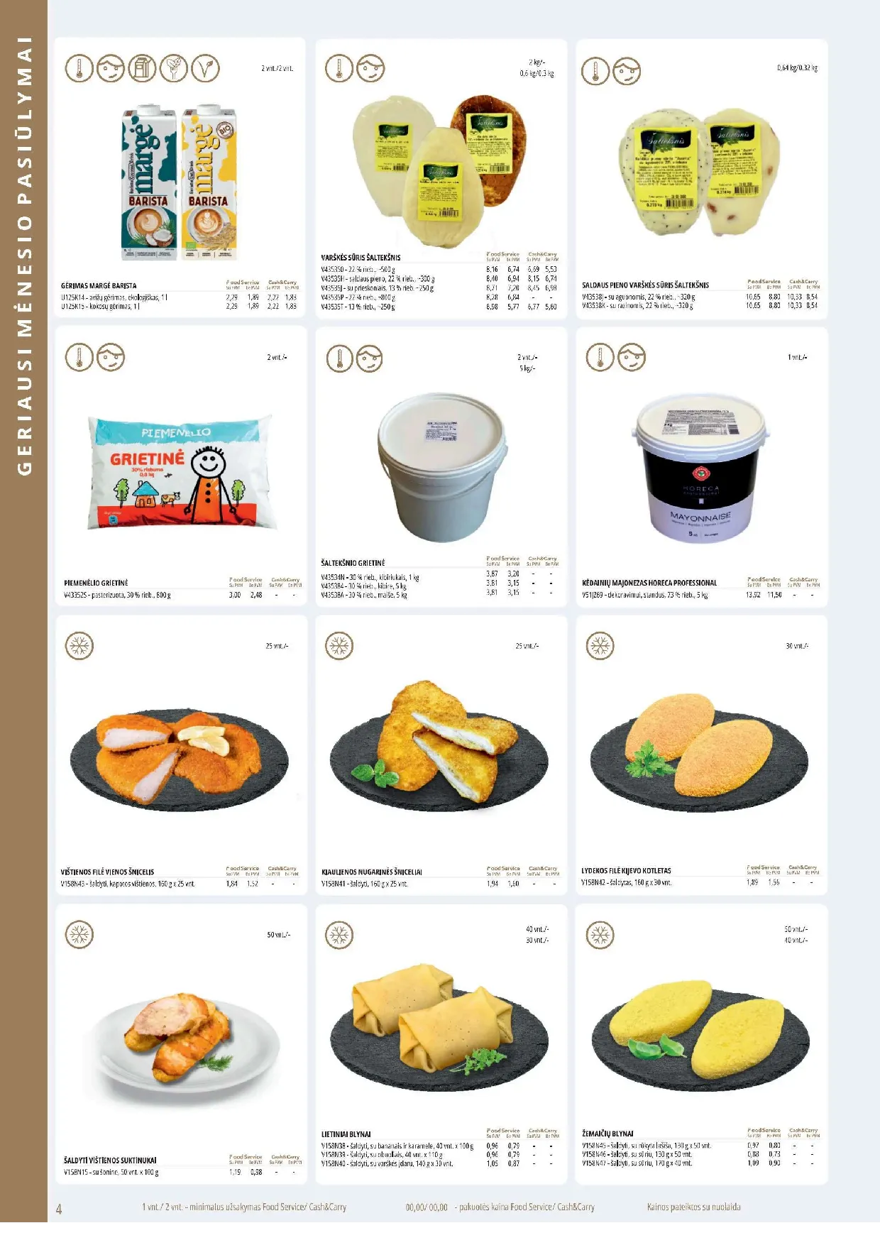 PROMO Cash&Carry maisto akcijų leidinys – 4 psl.