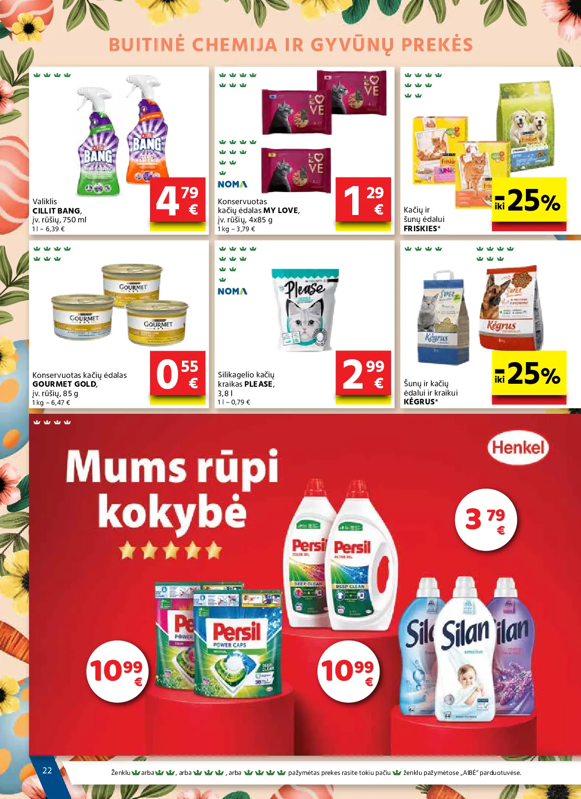 Aibė akcijos šią savaitę. Galioja nuo 2026-03-19 iki 2026-04-07 – 22 psl.