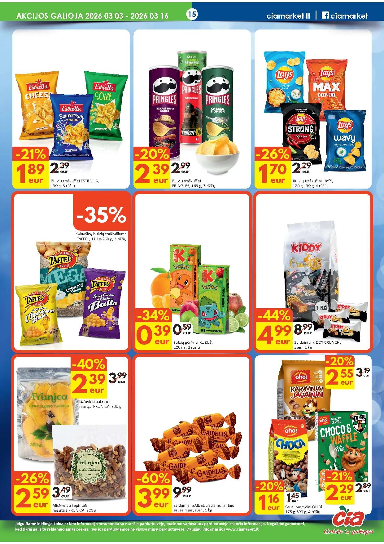 Čia leidinys – 15 psl.