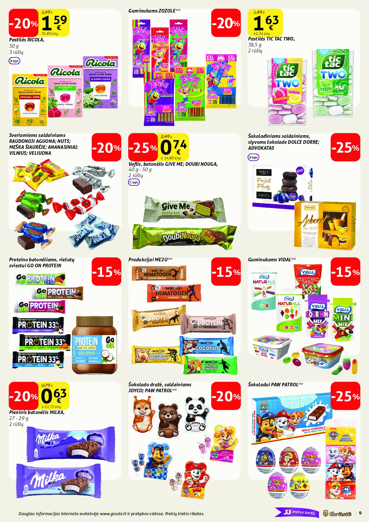 Grūstė leidinys – 9 psl.