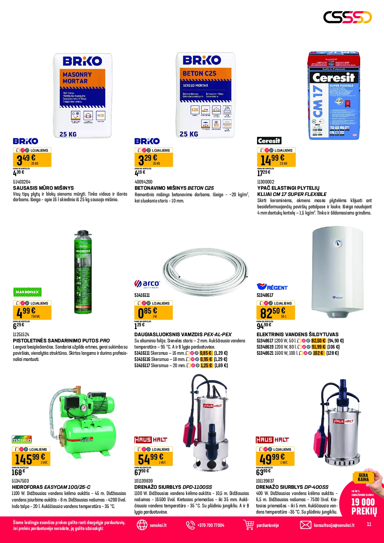 Senukai akcijų leidinys – 11 psl.