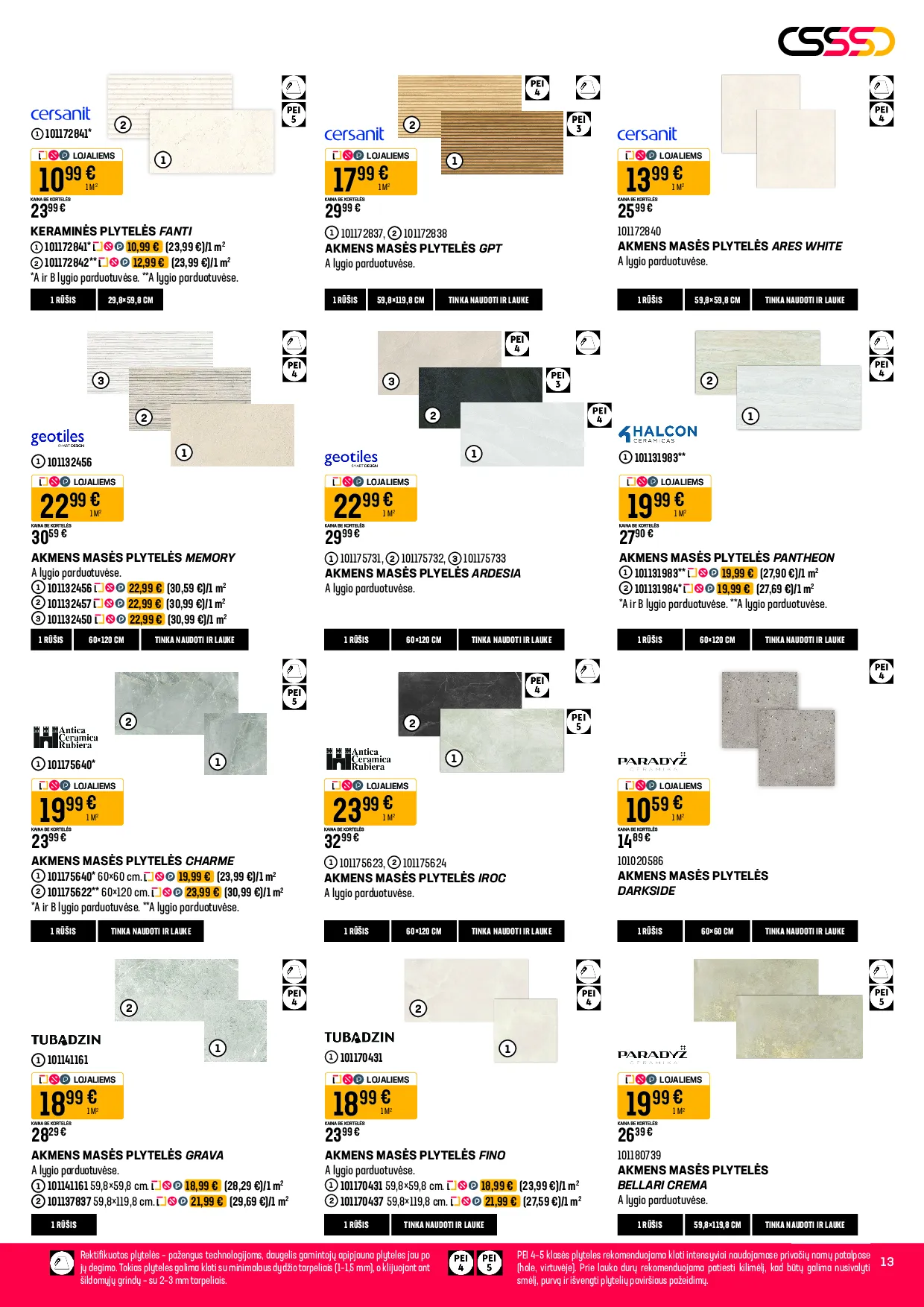 Senukai akcijų leidinys – 13 psl.