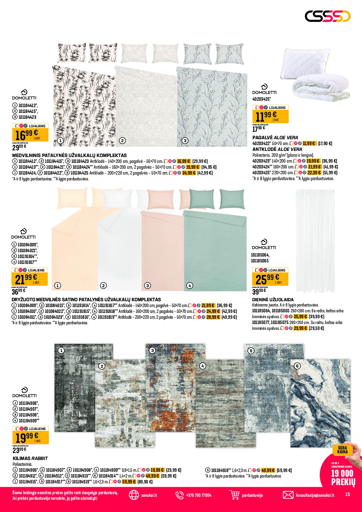 Senukai akcijų leidinys – 15 psl.