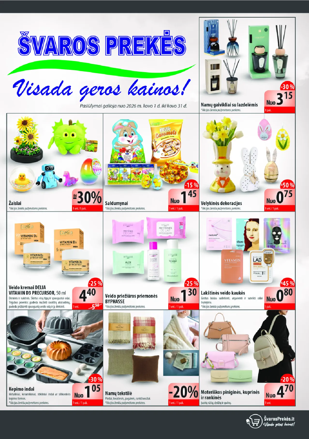 Švaros prekės katalogas – 1 psl.