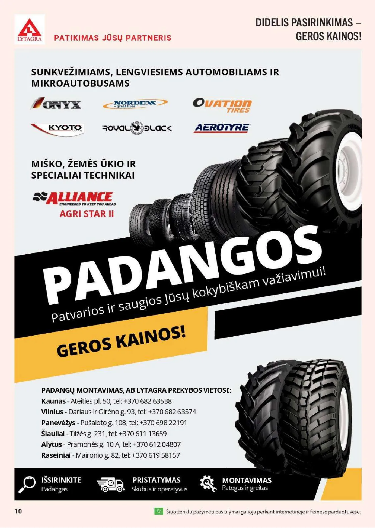 Lytagra prekių katalogas – 10 psl.