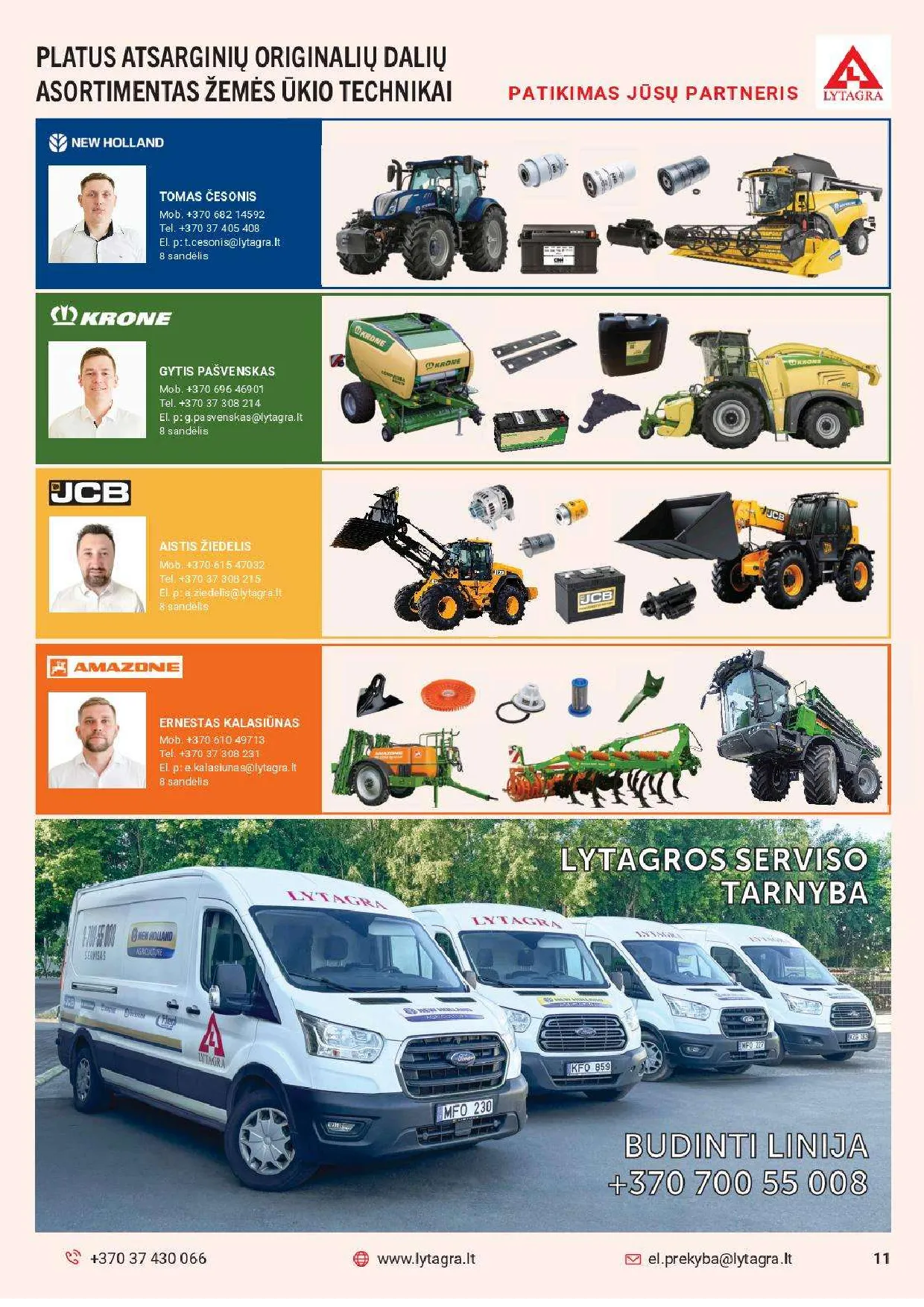Lytagra prekių katalogas – 11 psl.