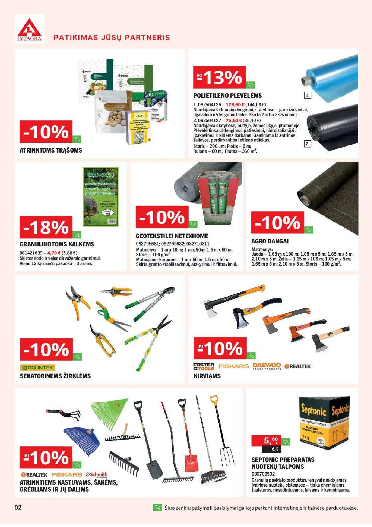 Lytagra prekių katalogas – 2 psl.