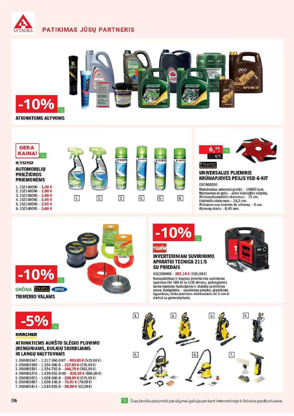 Lytagra prekių katalogas – 6 psl.