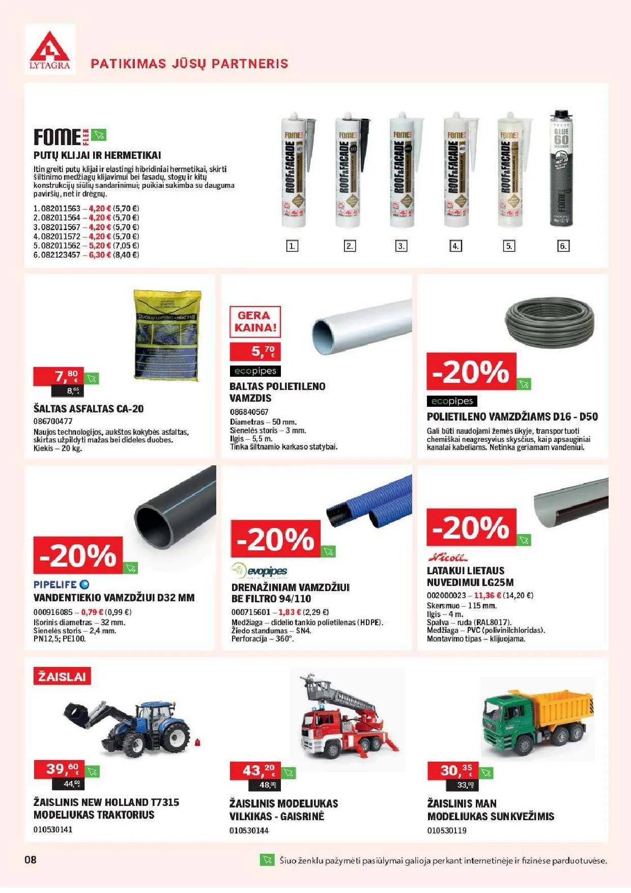 Lytagra prekių katalogas – 8 psl.