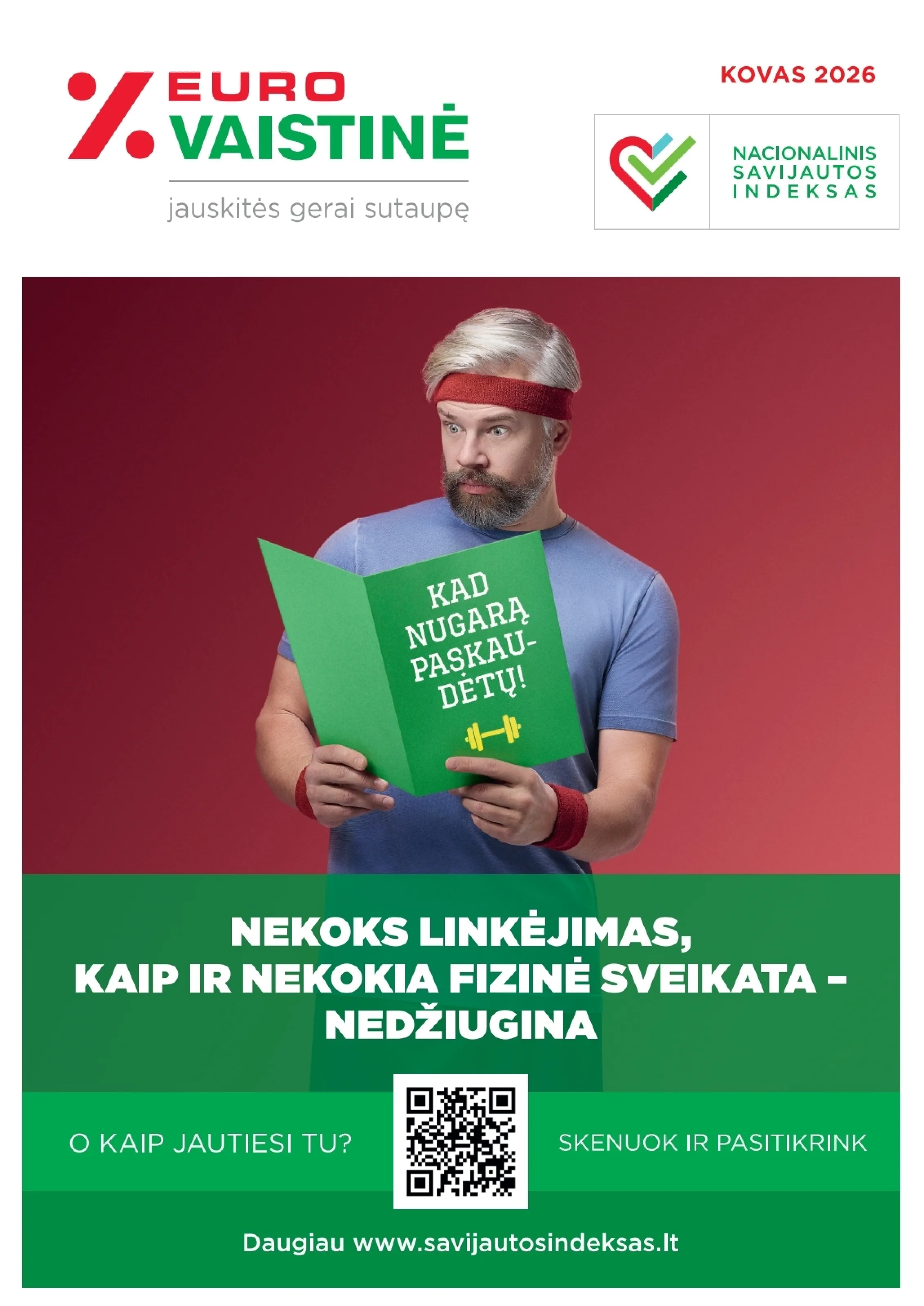 Eurovaistinė leidinys – 1 psl.