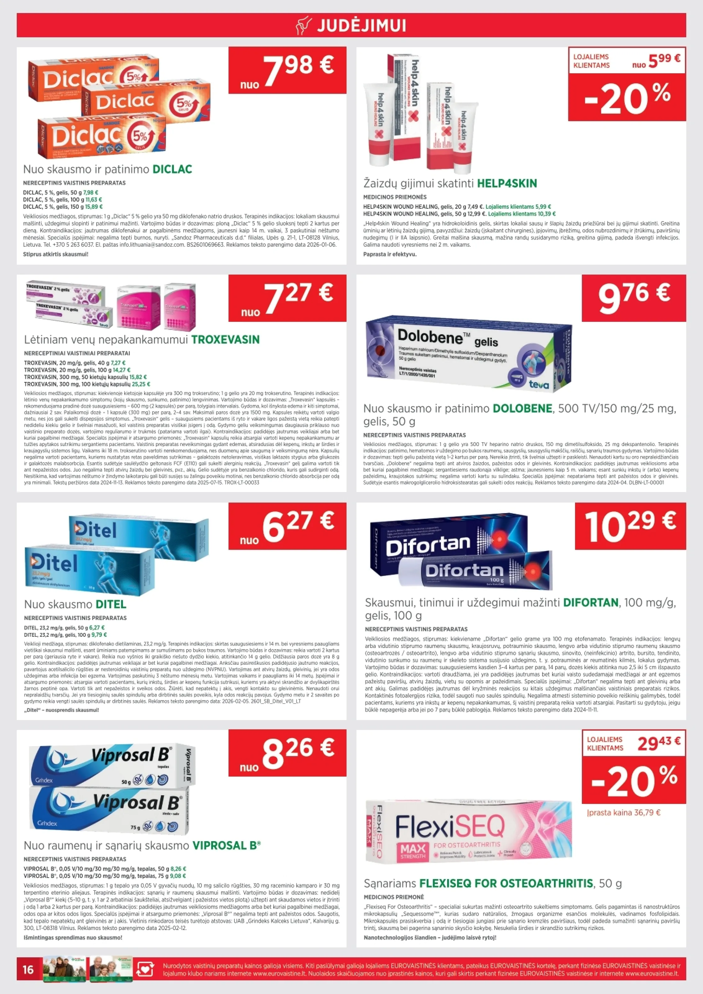 Eurovaistinė leidinys – 16 psl.