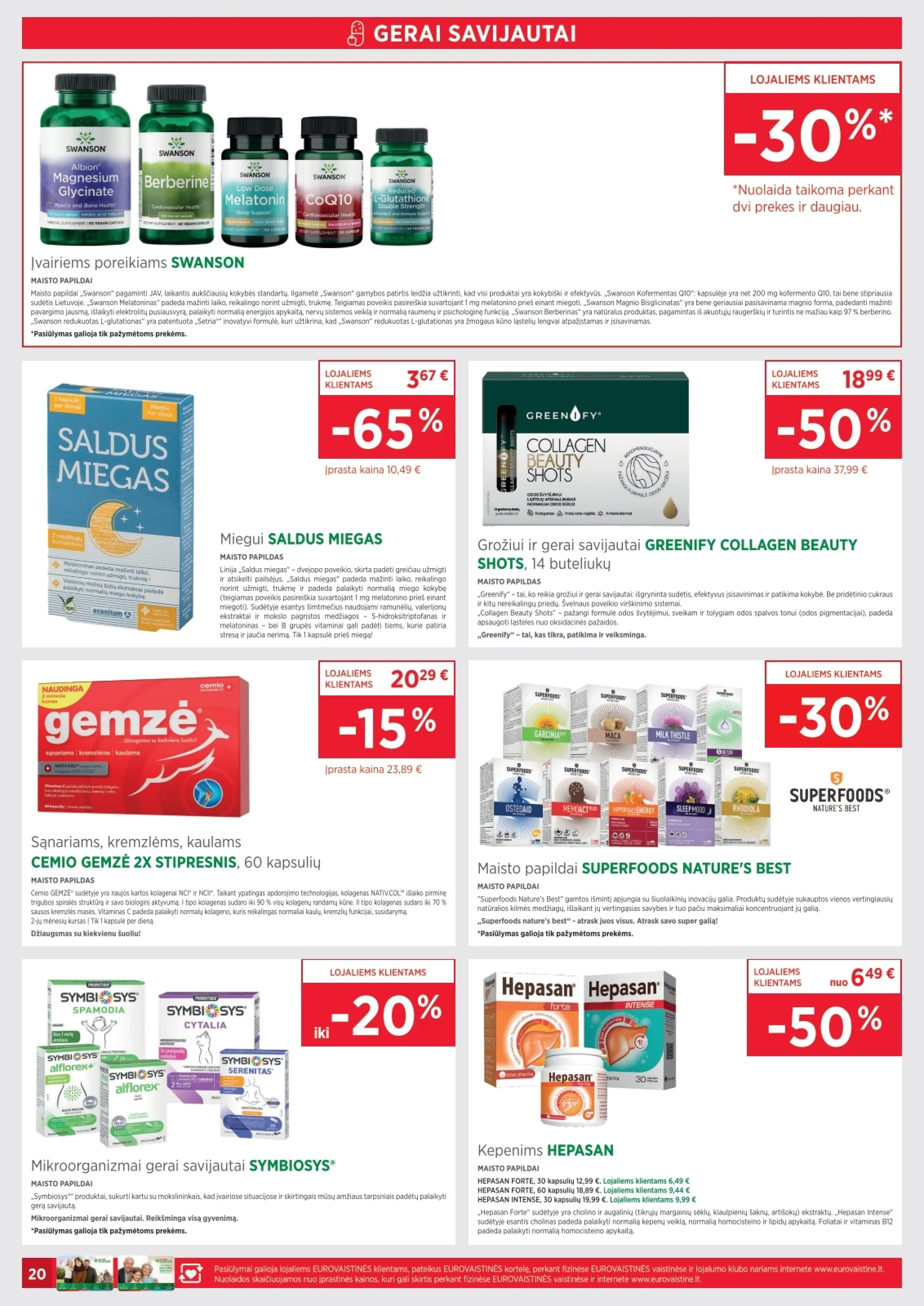 Eurovaistinė leidinys – 20 psl.