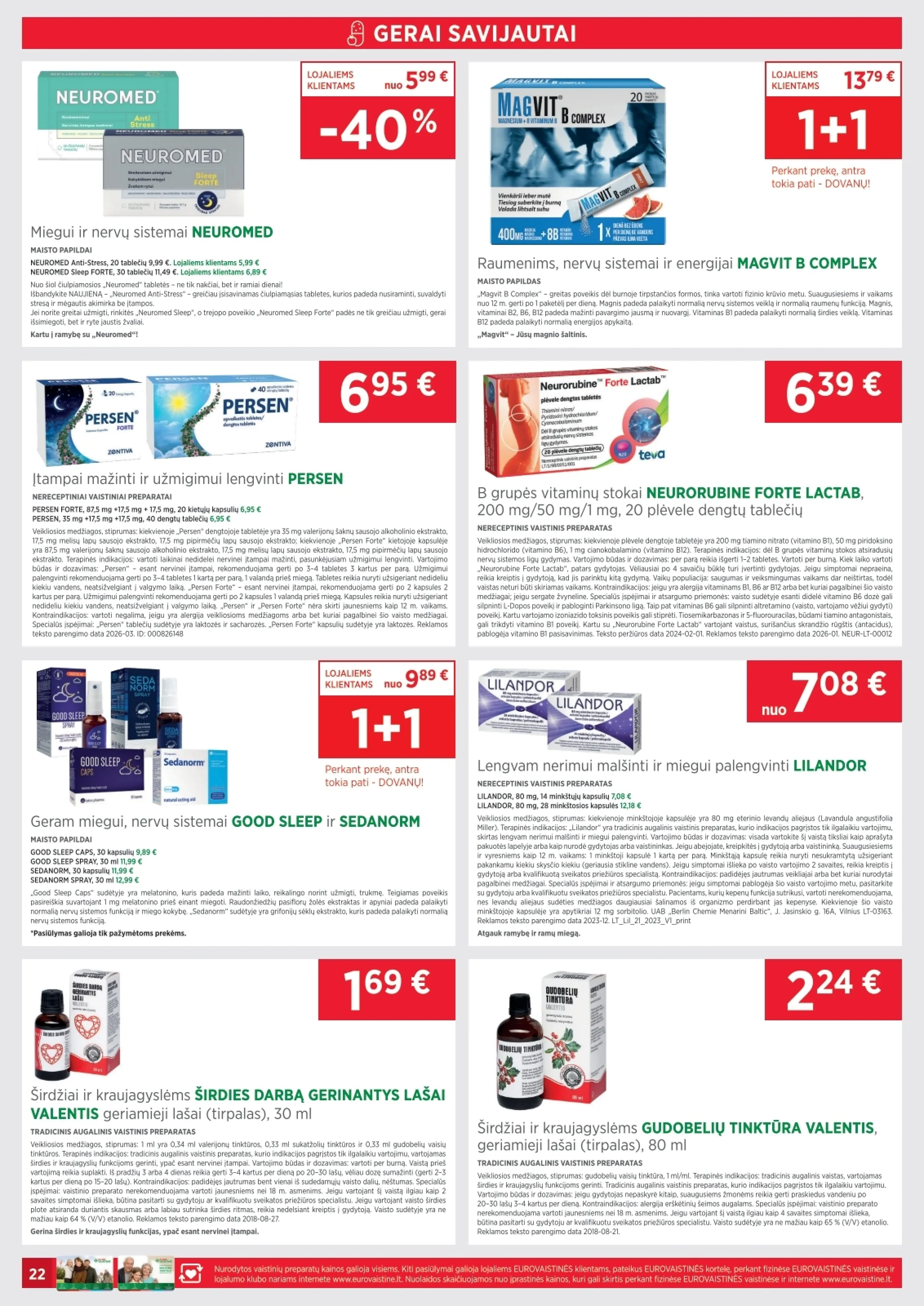 Eurovaistinė leidinys – 22 psl.