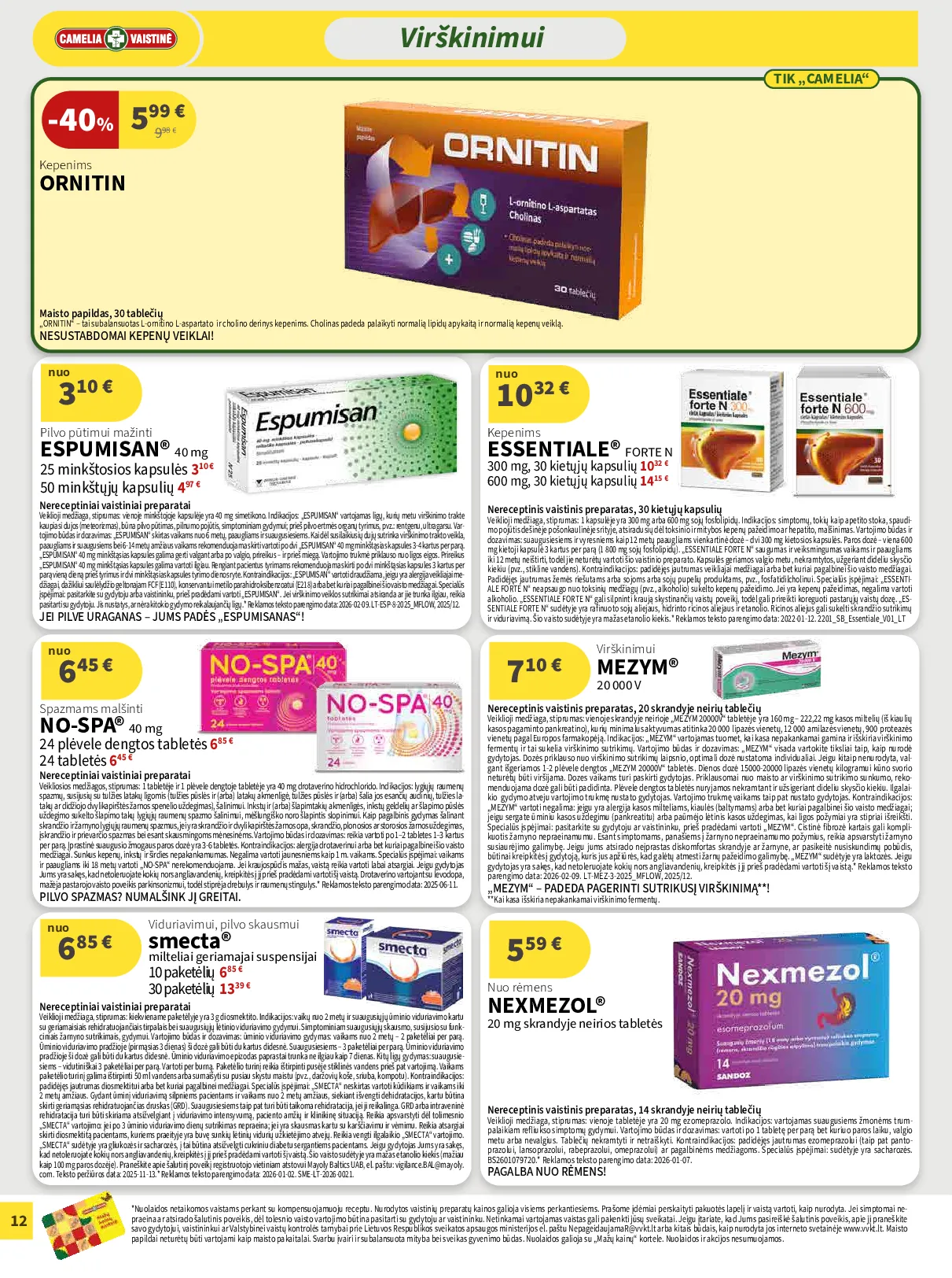 Camelia leidinys – 12 psl.