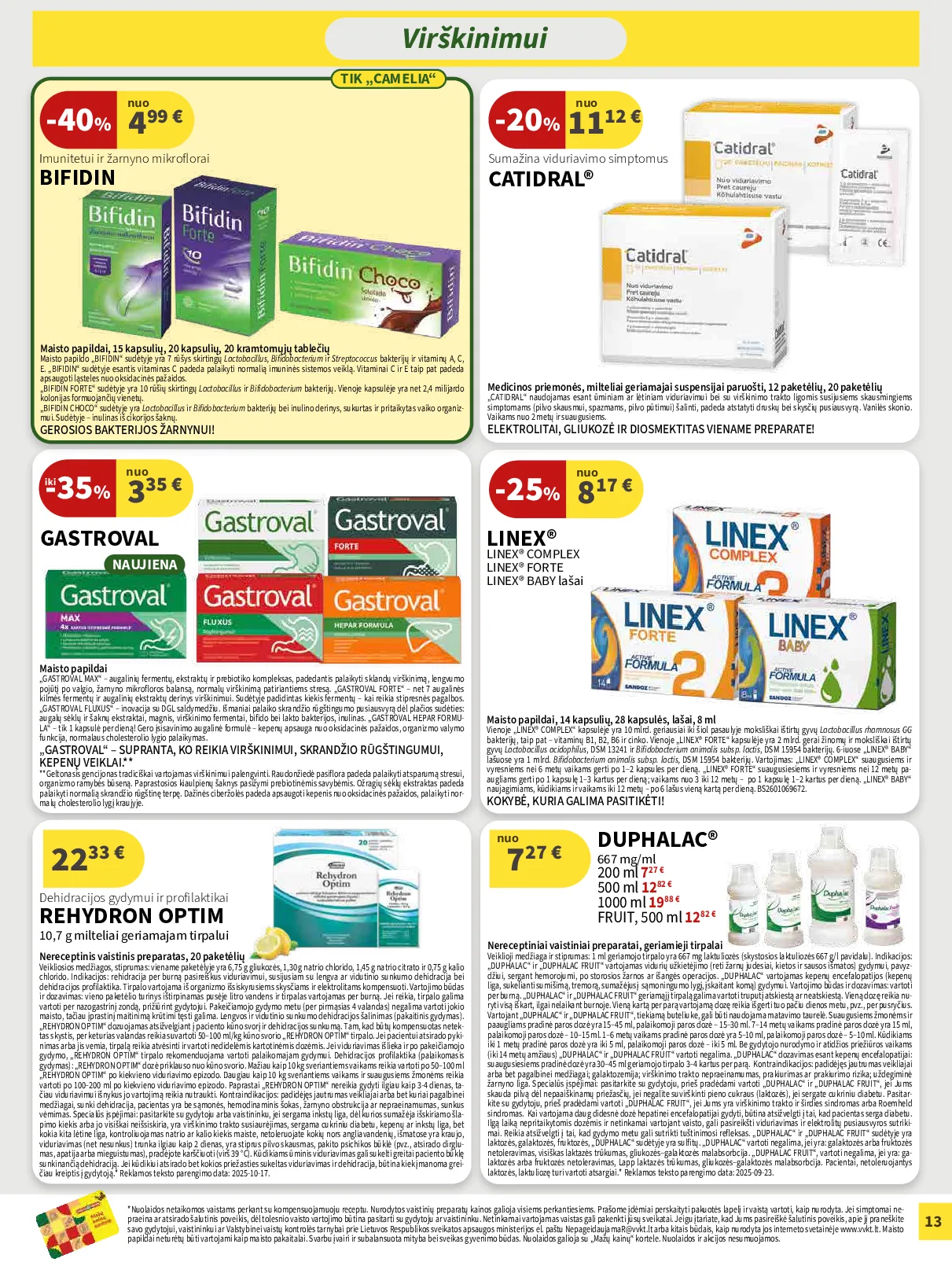 Camelia leidinys – 13 psl.