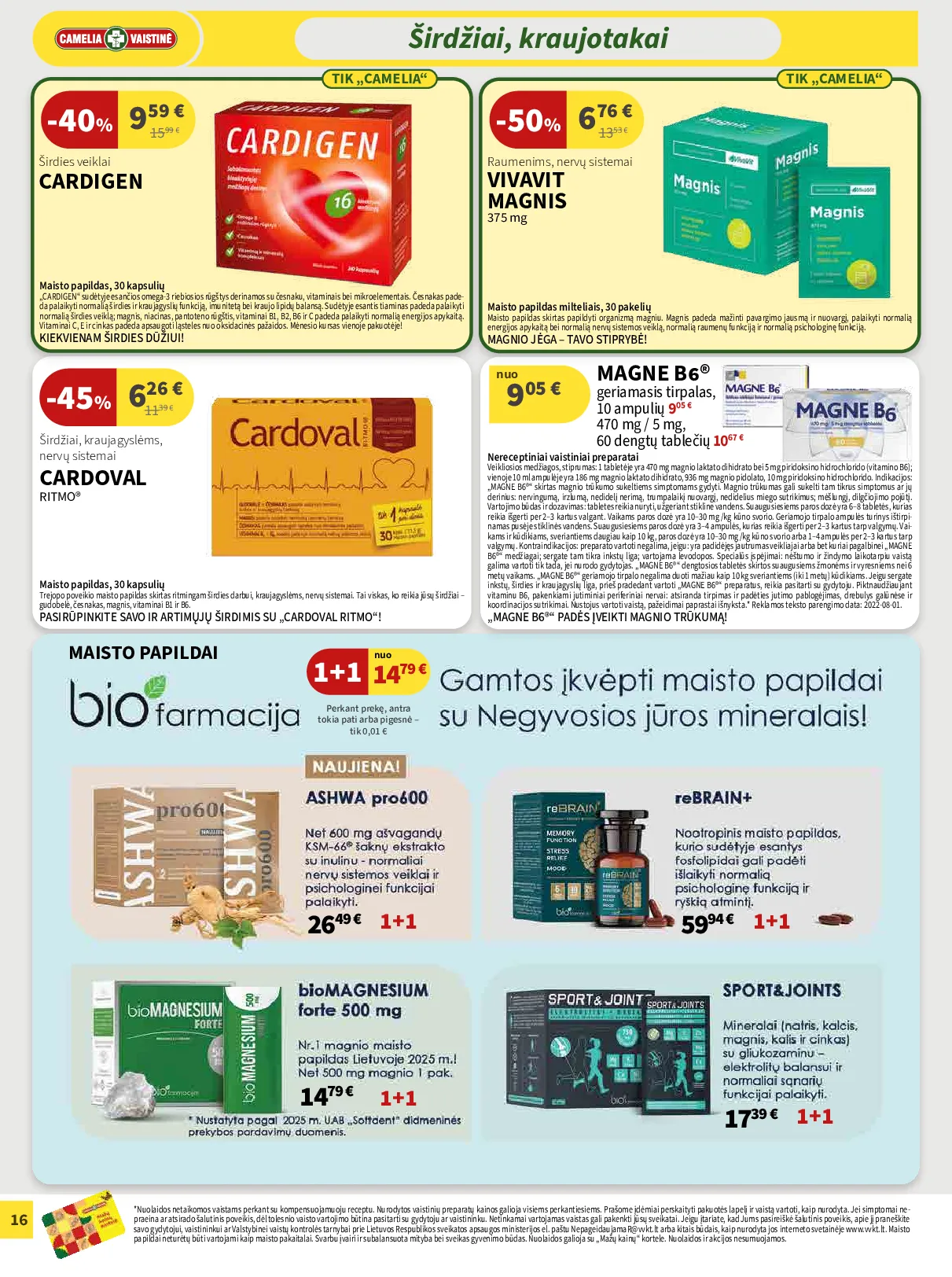 Camelia leidinys – 16 psl.