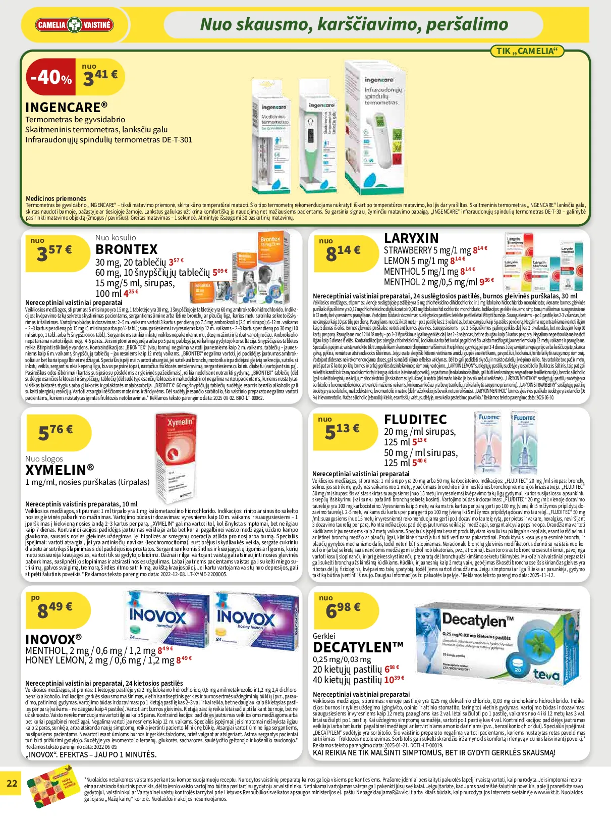 Camelia leidinys – 22 psl.