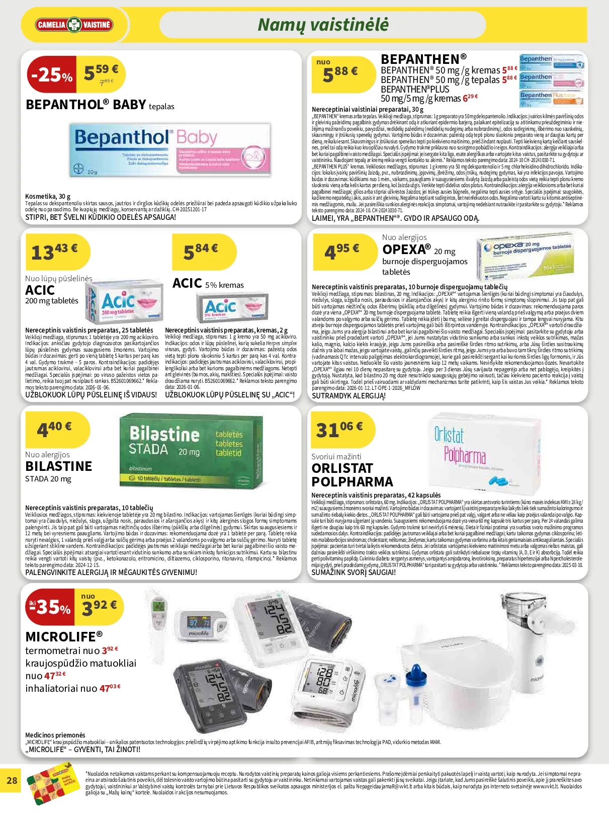 Camelia leidinys – 28 psl.