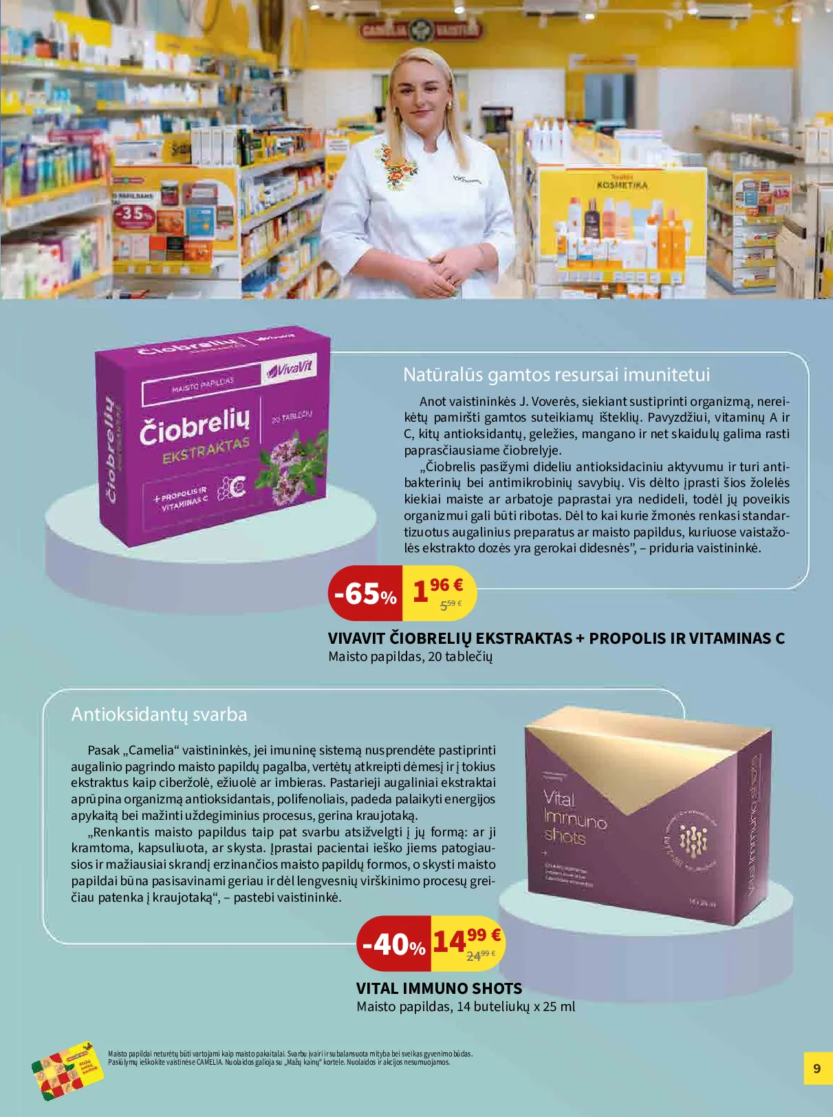 Camelia leidinys – 9 psl.