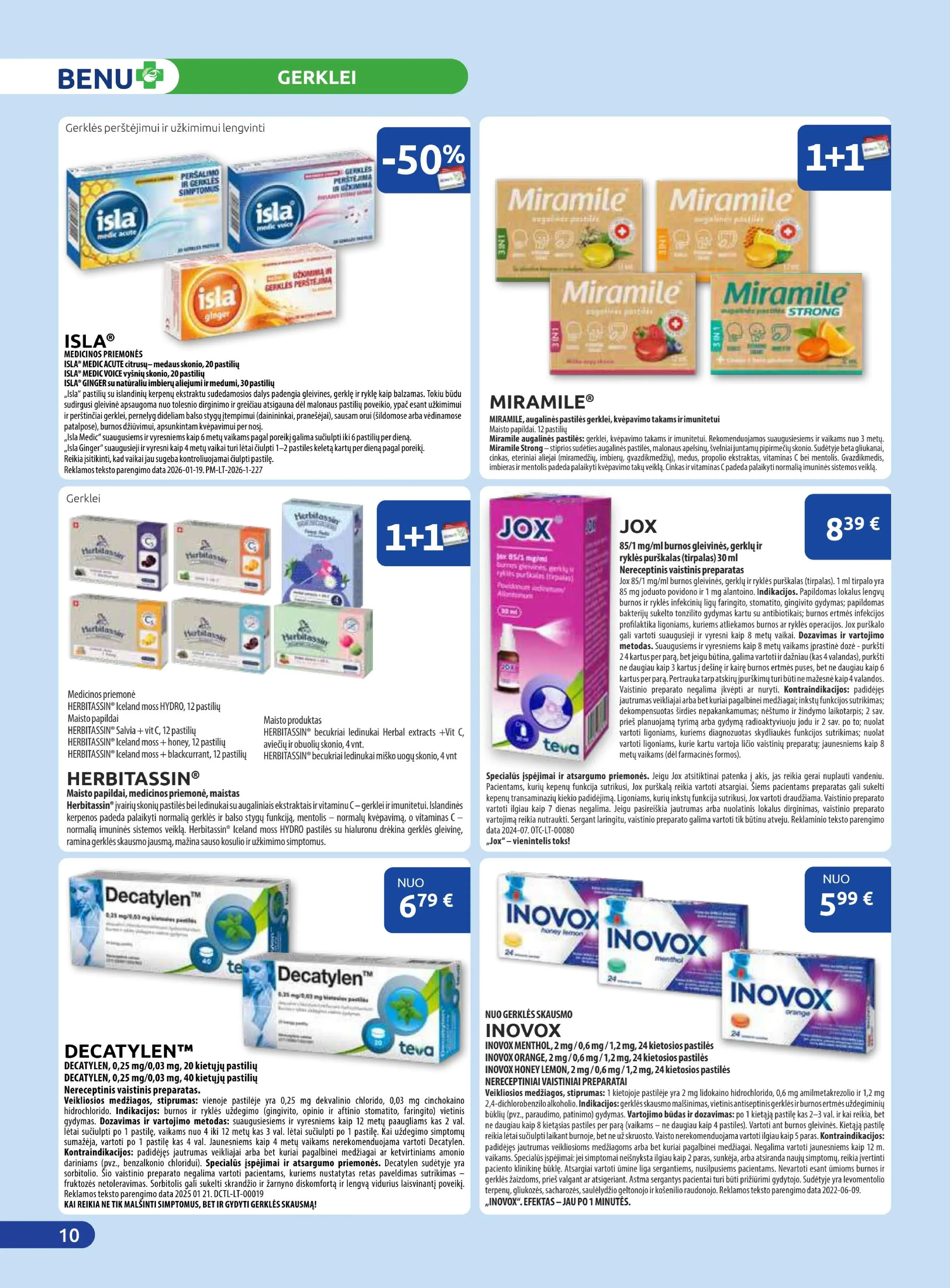 Benu leidinys – 10 psl.