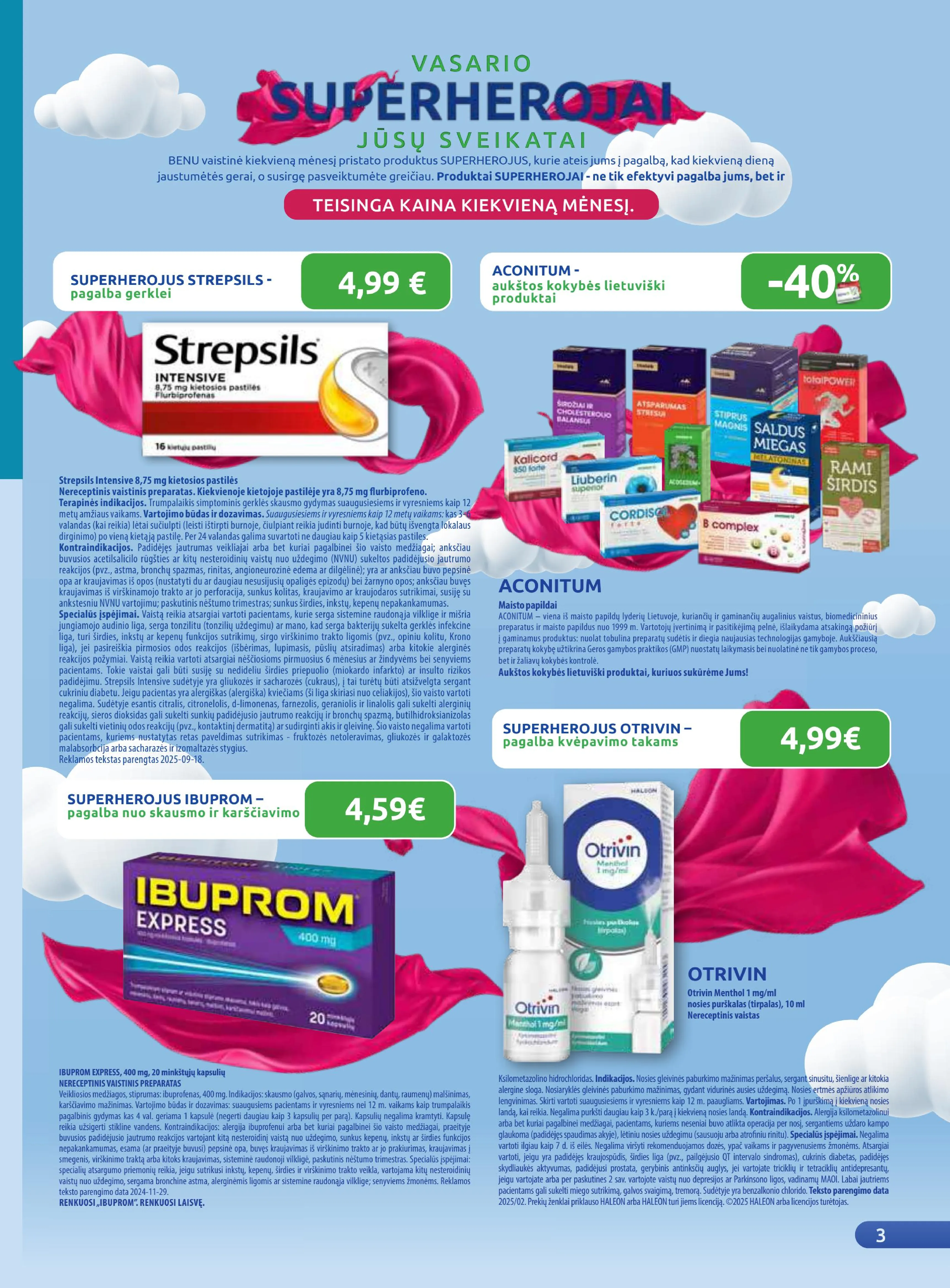 Benu leidinys – 3 psl.