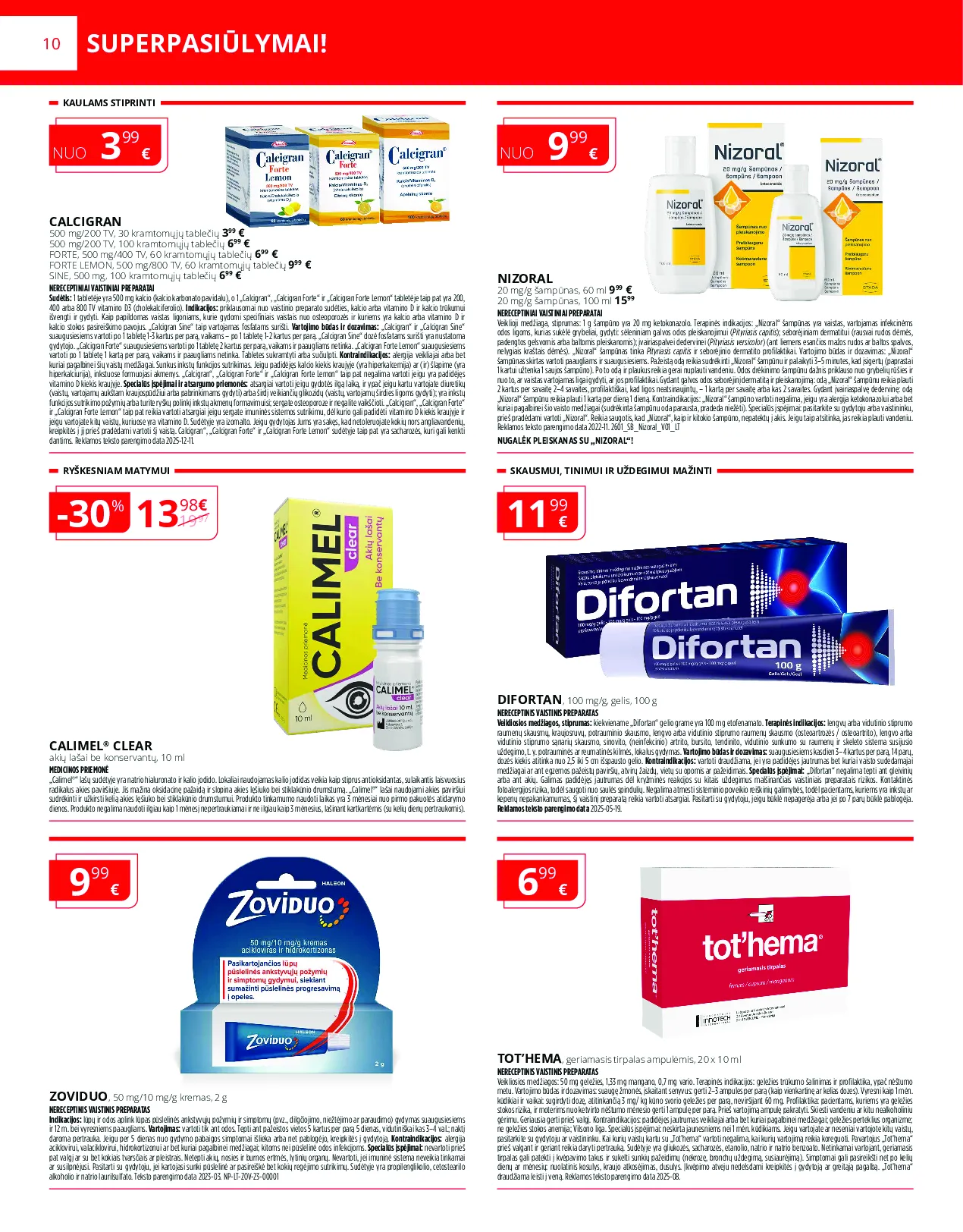 Norfa vaistinės leidinys – 10 psl.