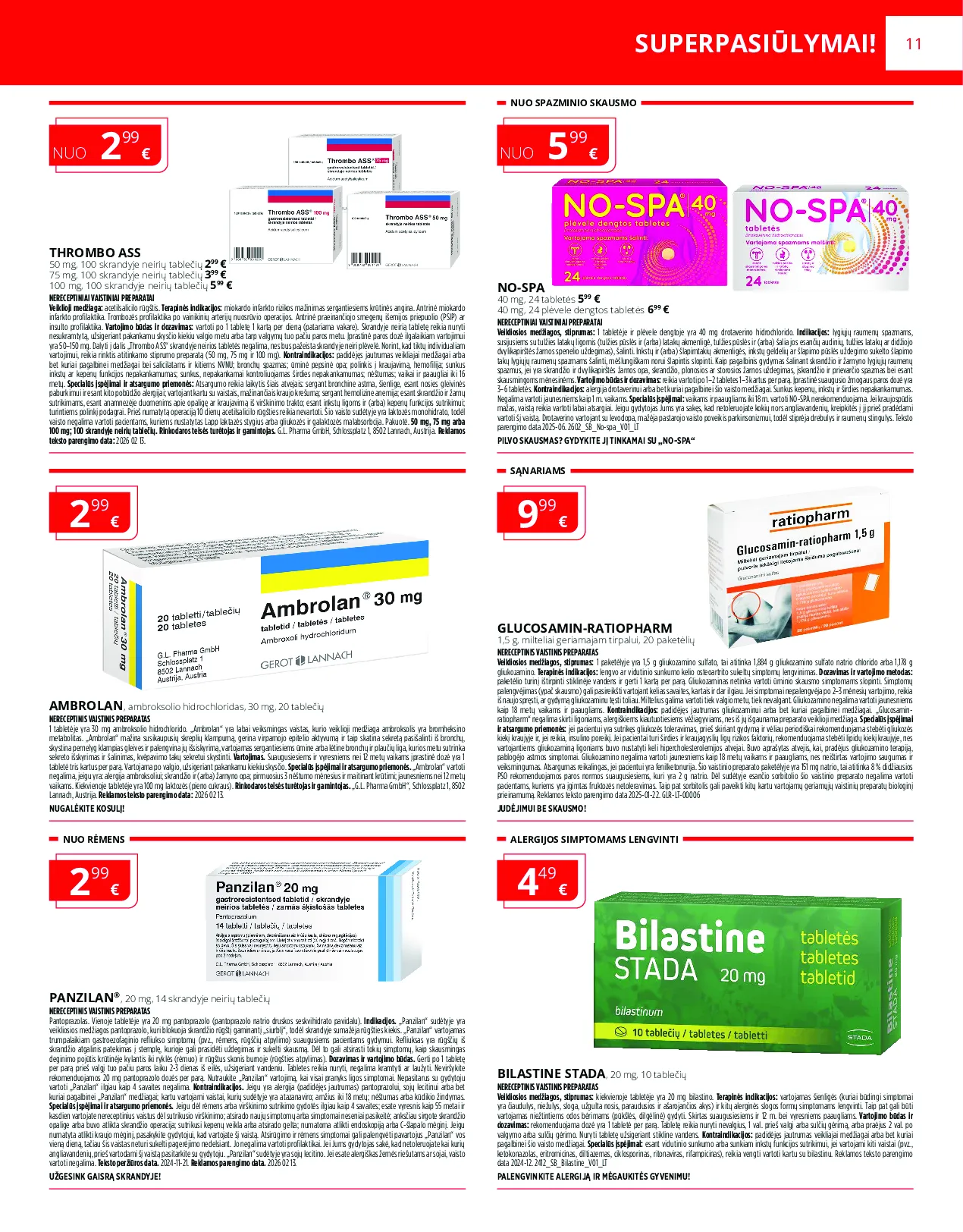 Norfa vaistinės leidinys – 11 psl.
