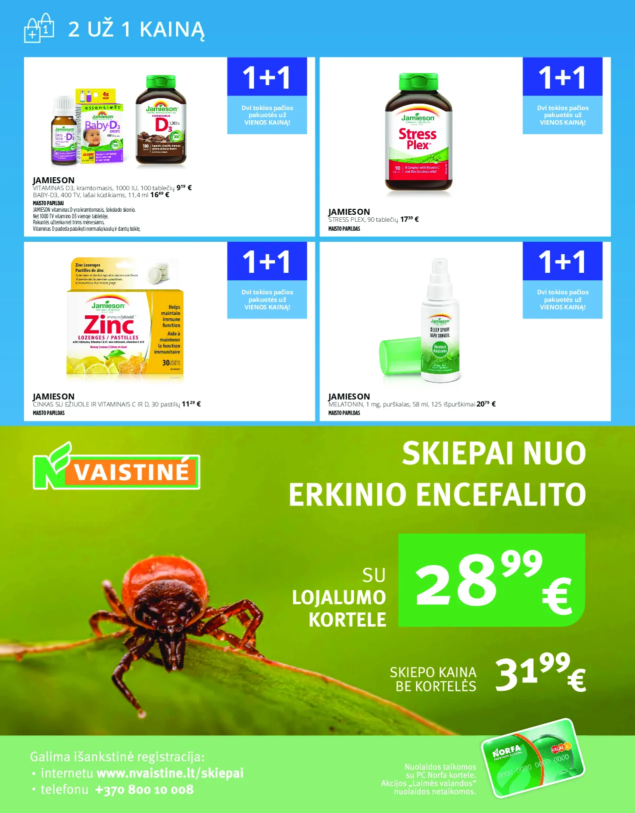 Norfa vaistinės leidinys – 14 psl.