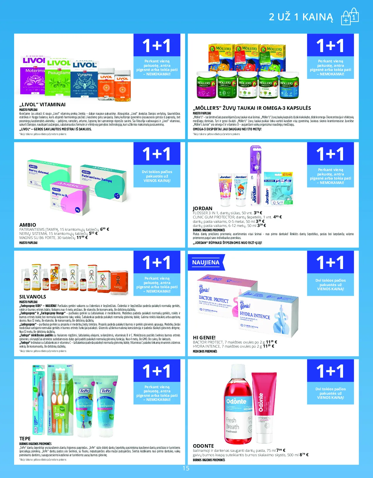 Norfa vaistinės leidinys – 15 psl.